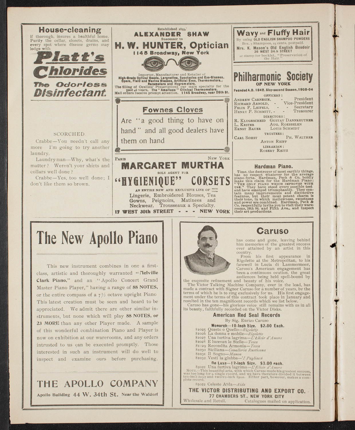 Columbus Day Celebration, October 12, 1904, program page 2