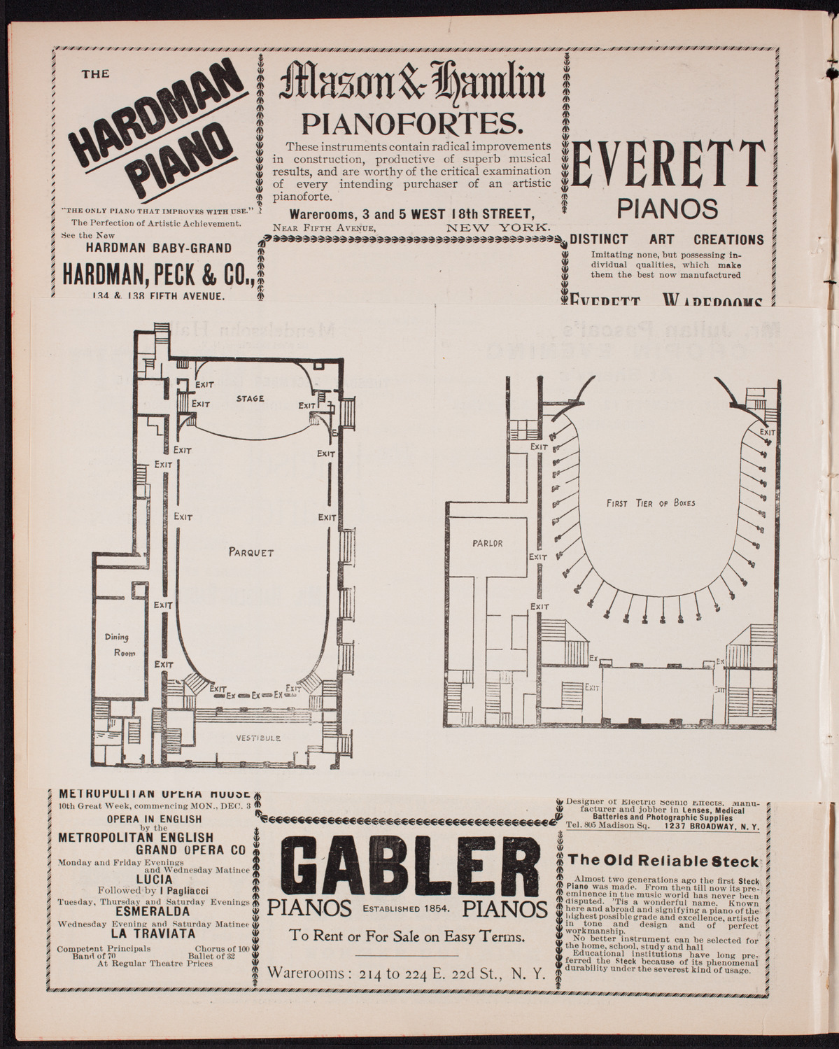 New York Philharmonic, December 7, 1900, program page 8