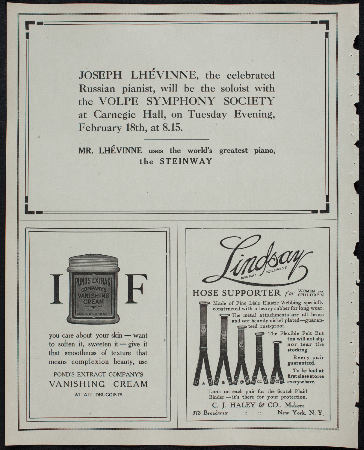 Burton Holmes Travelogue: Panama, February 16, 1913, program page 4