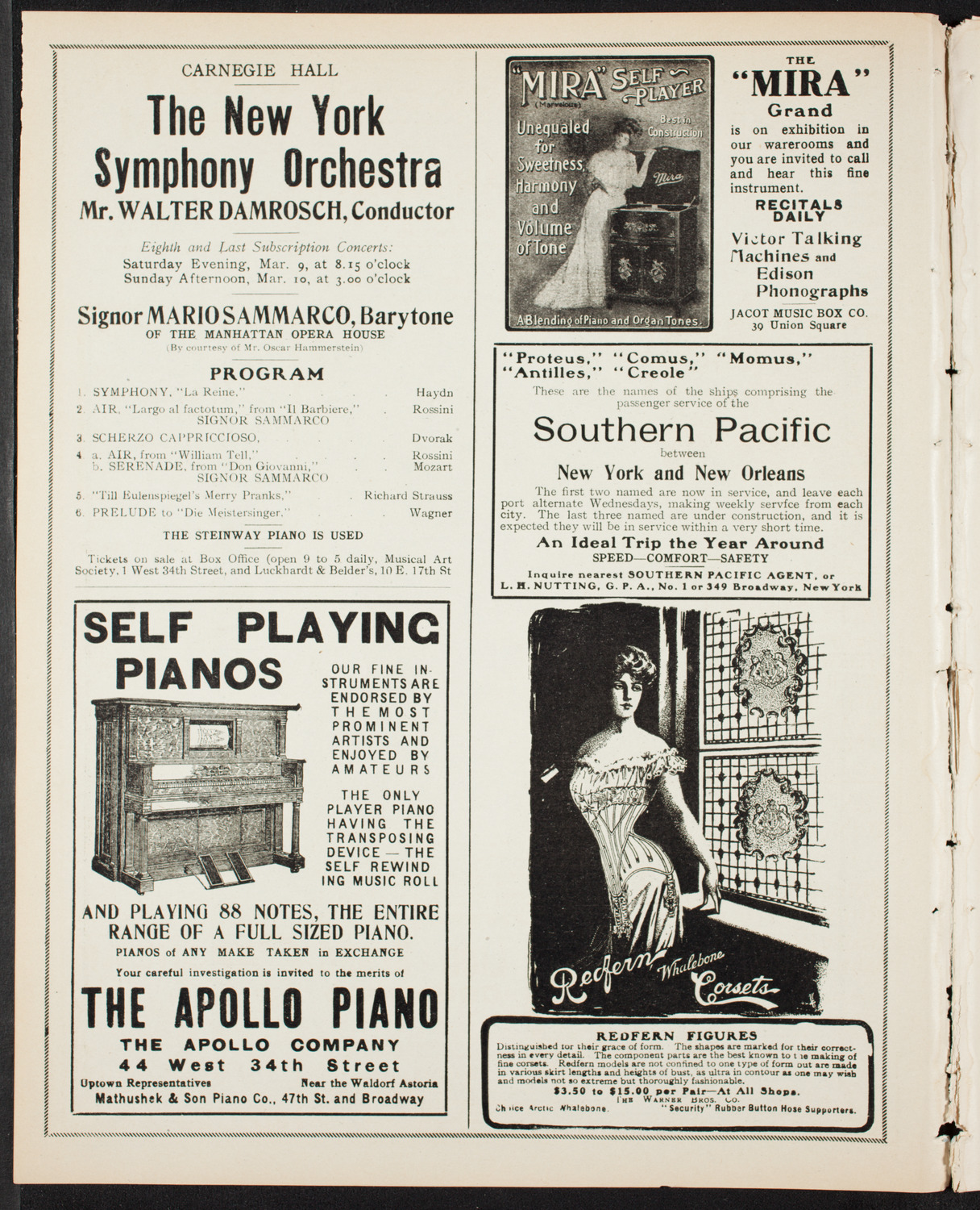 Elmendorf Lecture: Norway, March 7, 1907, program page 2