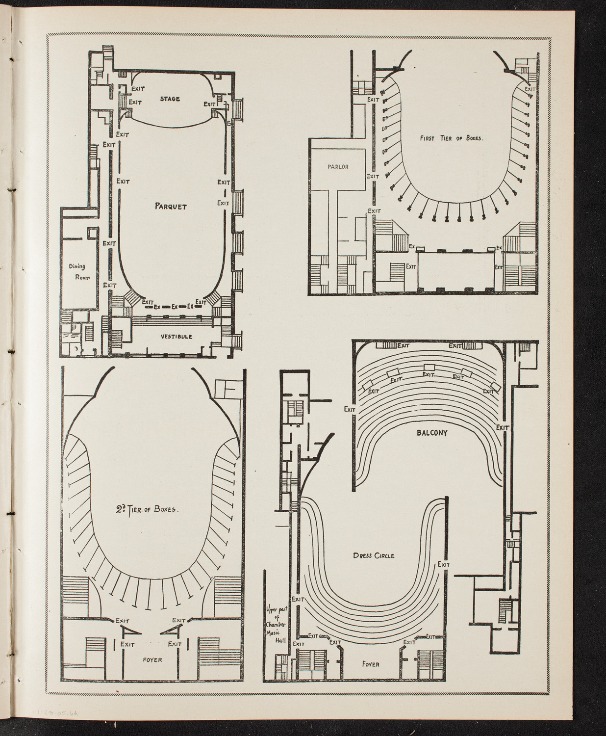 Franz von Vecsey, Violin, January 28, 1905, program page 11