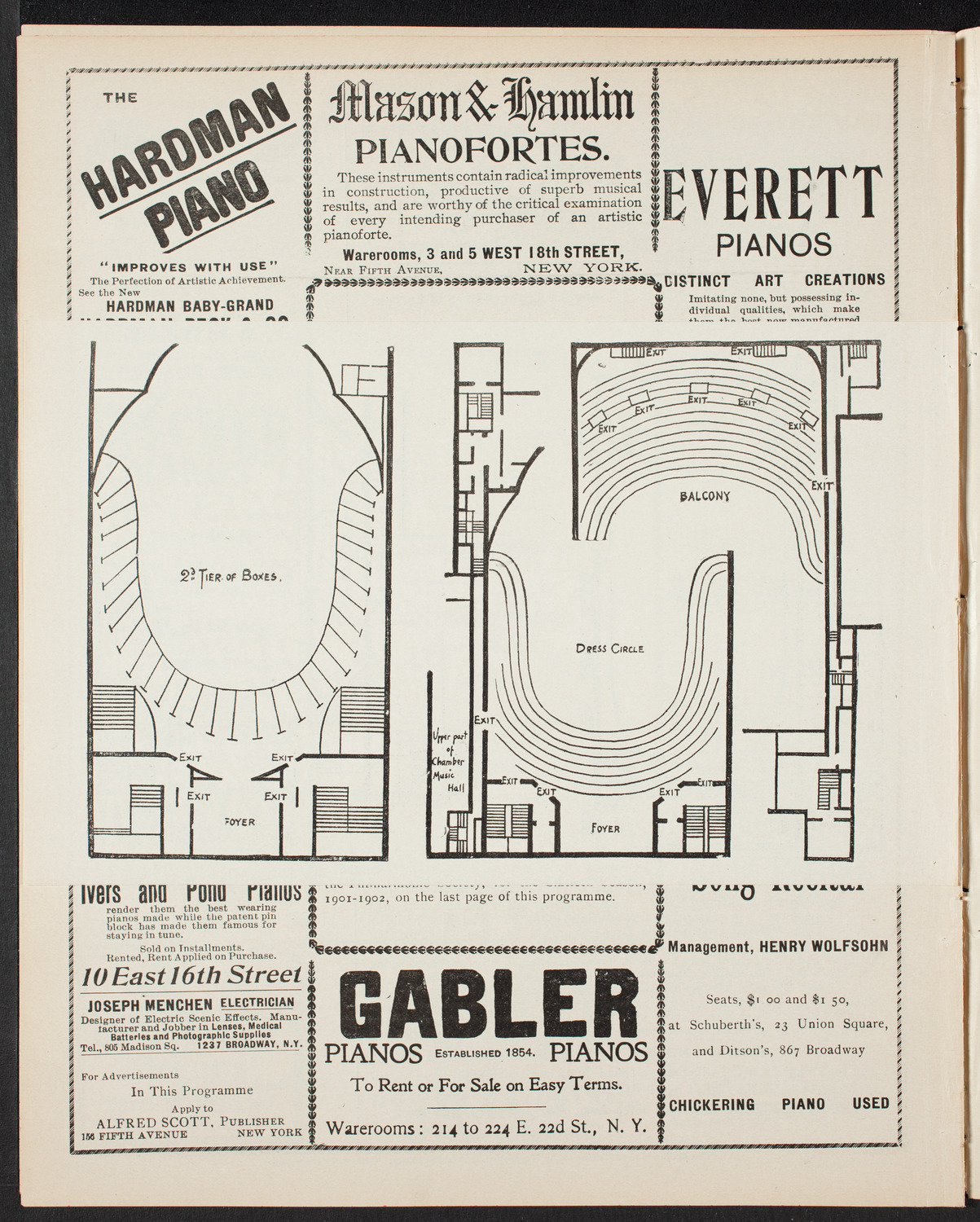 New York Philharmonic, March 30, 1901, program page 8