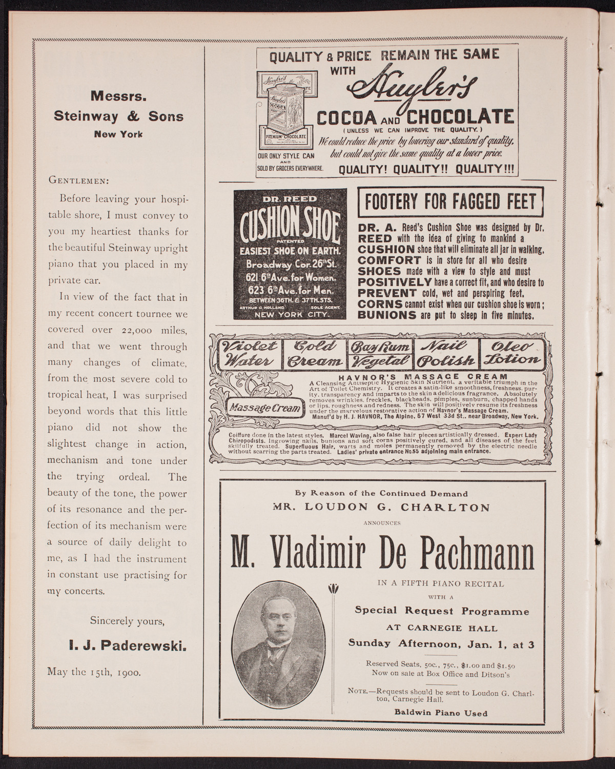 Symphony Concert for Young People, December 17, 1904, program page 4