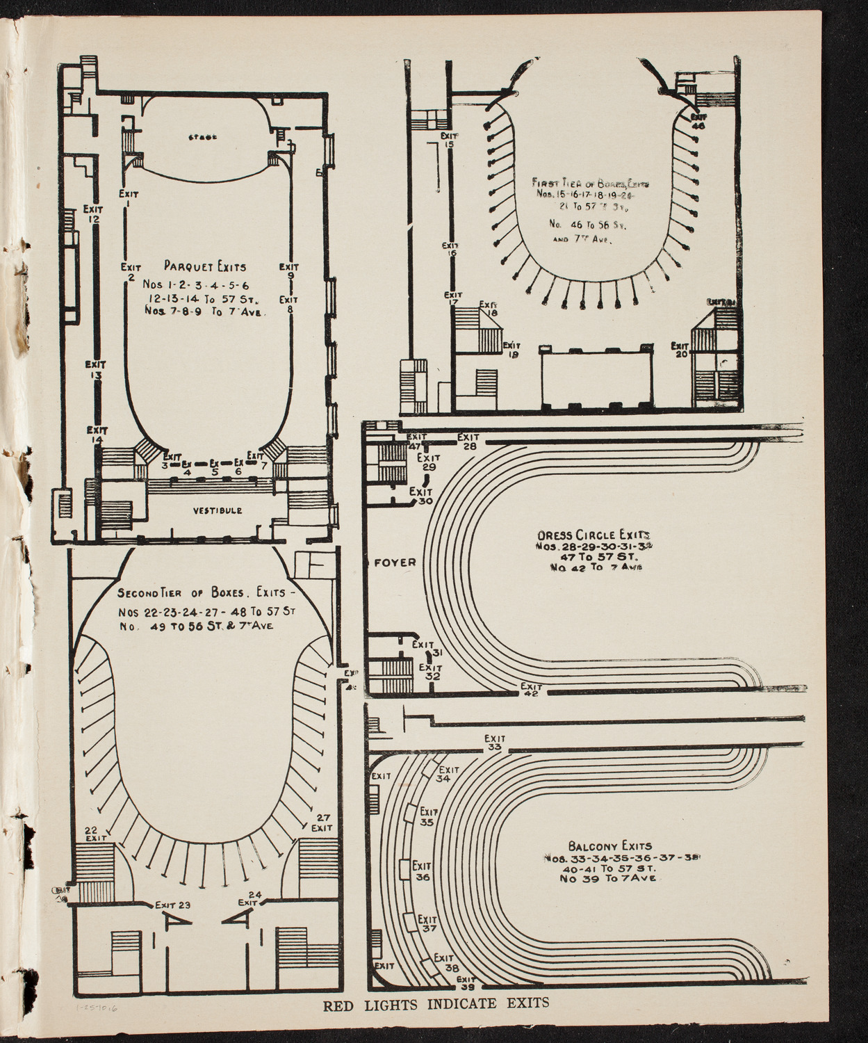 Ferruccio Busoni, Piano, January 25, 1910, program page 11