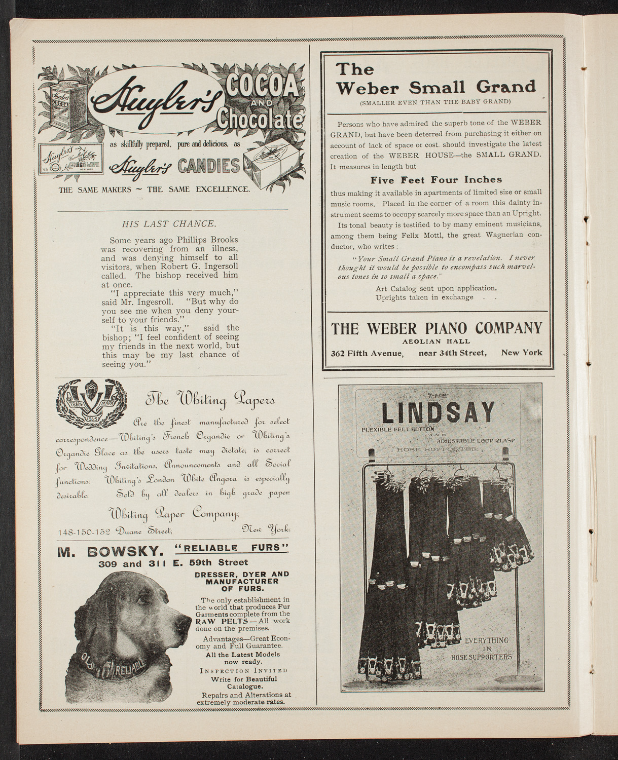 Symphony Concert for Young People, November 25, 1905, program page 6