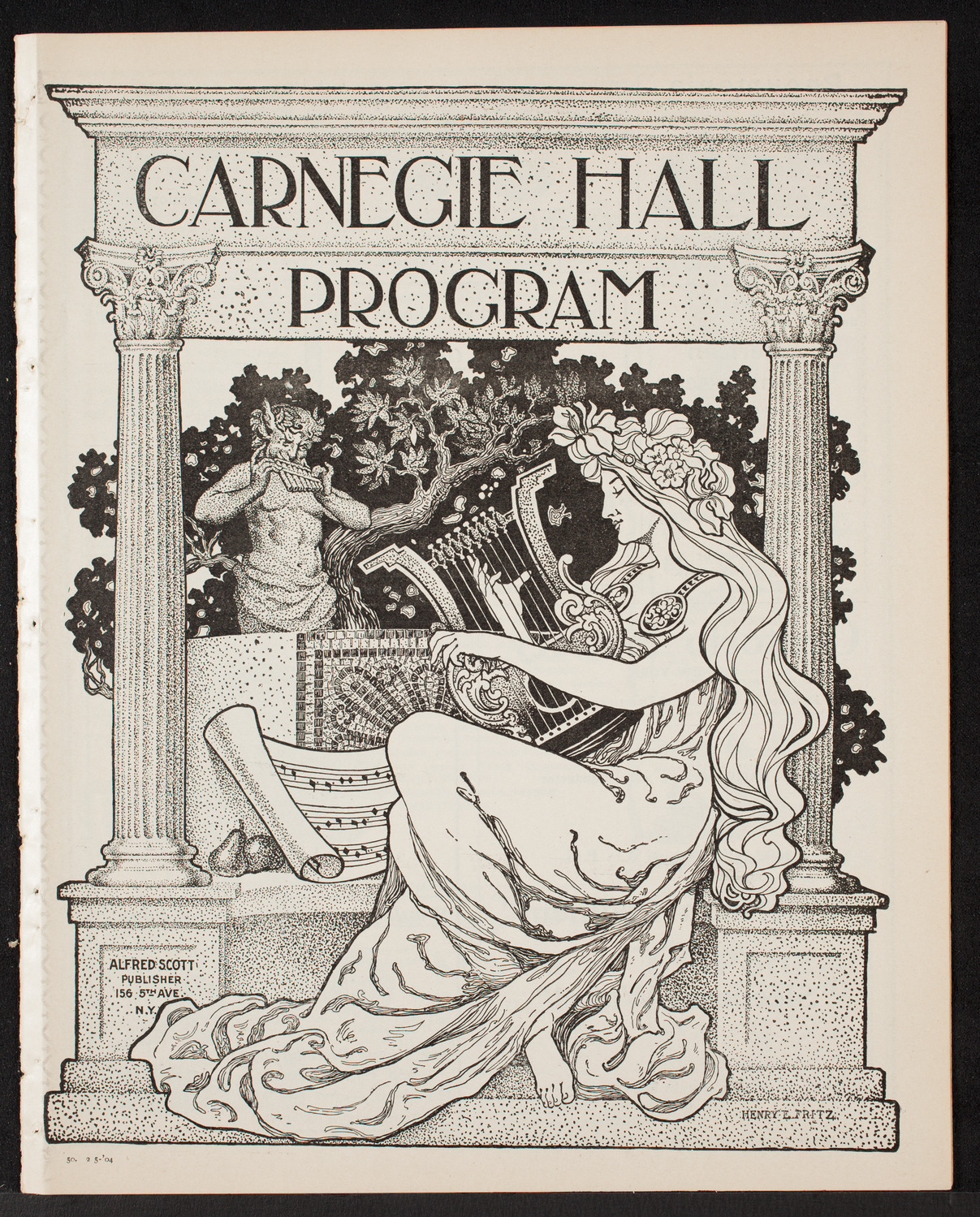 Ernestine Schumann-Heink, Mezzo-Soprano, February 5, 1904, program page 1