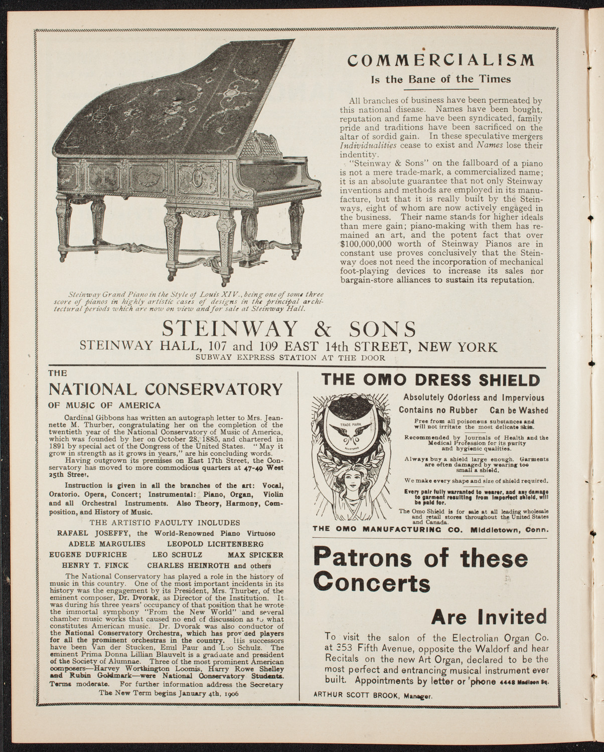 Boston Symphony Orchestra, March 17, 1906, program page 4