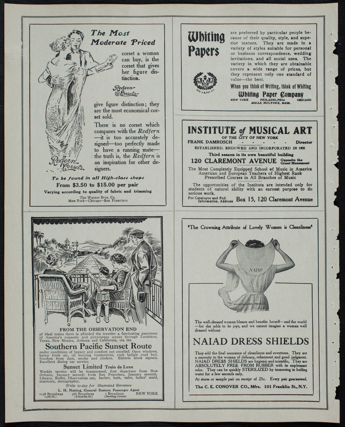 Musical Art Society of New York, March 11, 1913, program page 2