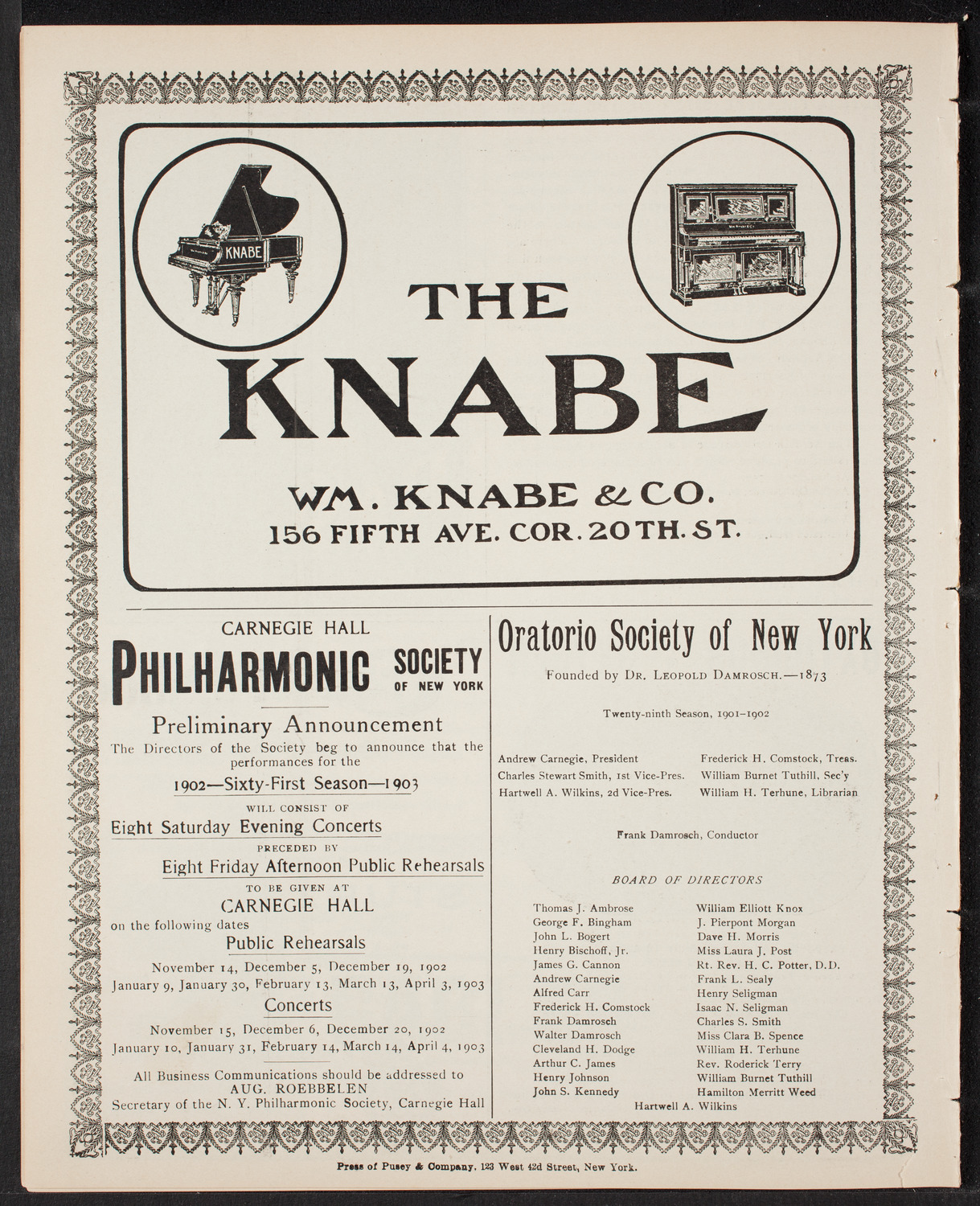 Graduation: College of Pharmacy of the City of New York, April 24, 1902, program page 10