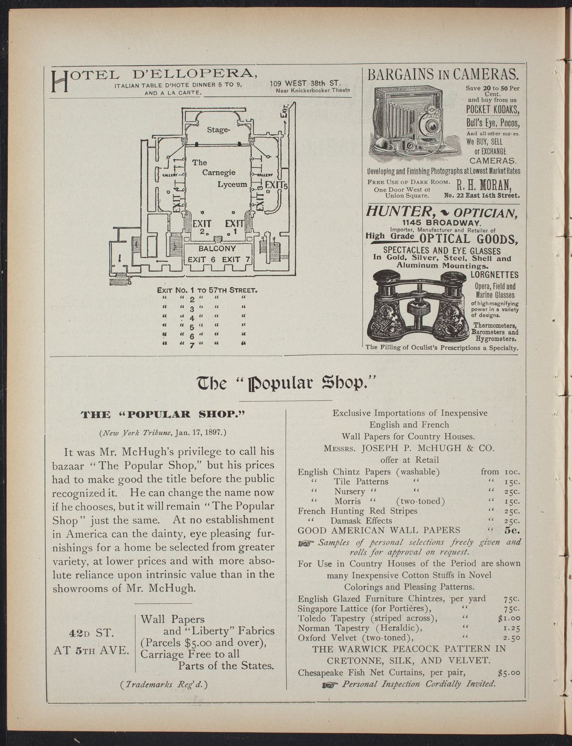 Private Theatricals in Aid of Philanthropic Works, April 27, 1897, program page 6