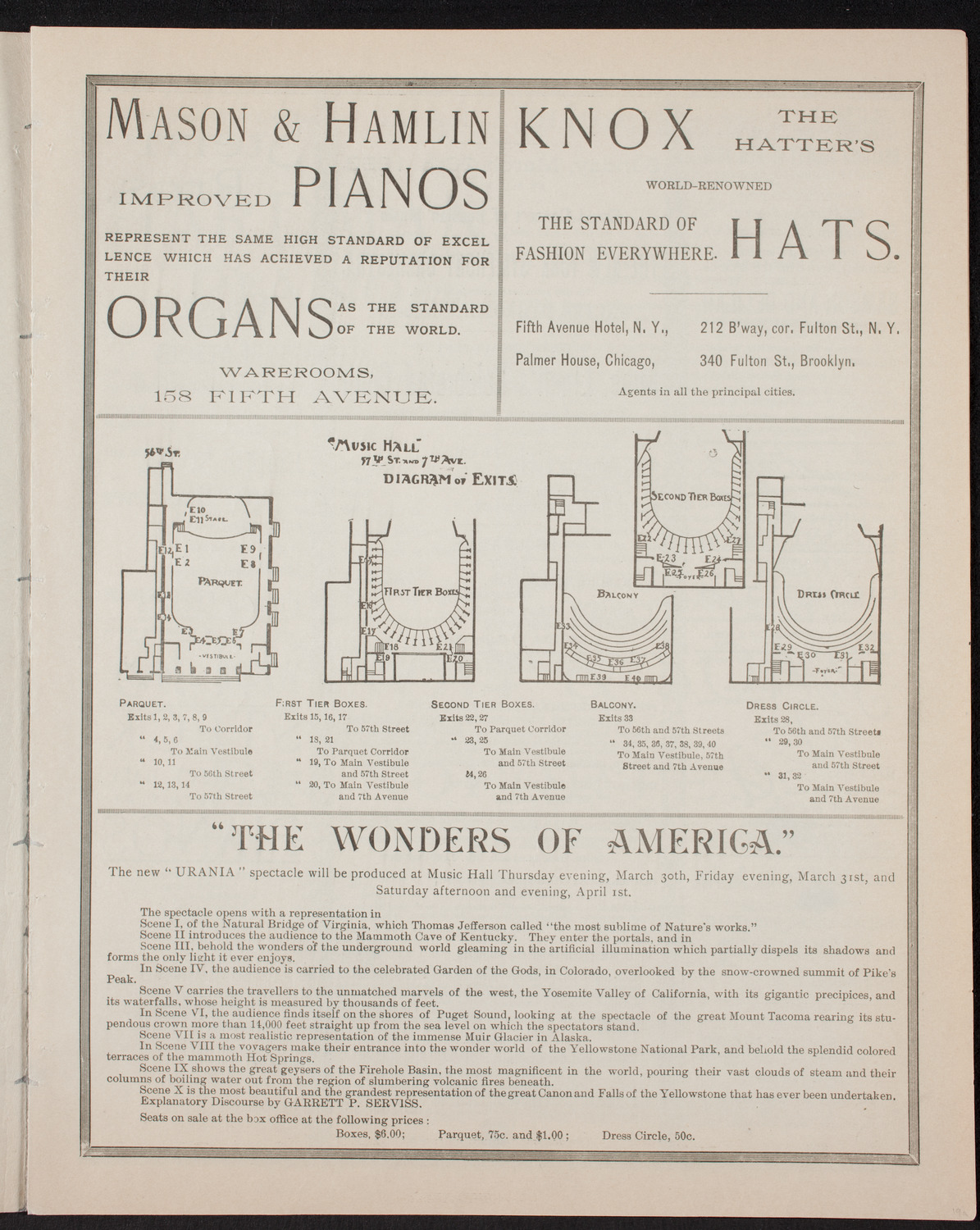 New York Symphony Orchestra and Madame Lineff's Russian Choir, March 26, 1893, program page 3