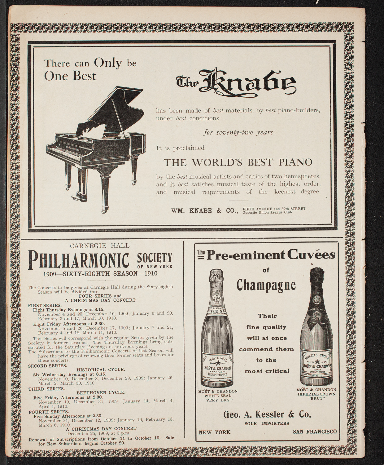 Lecture by R.G. Knowles, October 17, 1909, program page 12