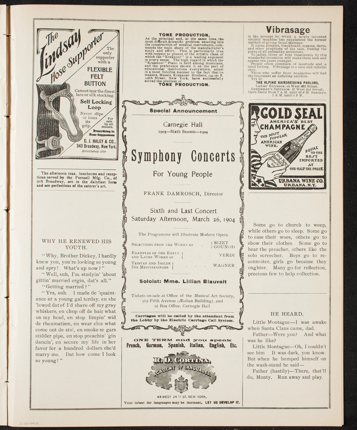 Lecture by Burton Holmes, March 20, 1904, program page 9