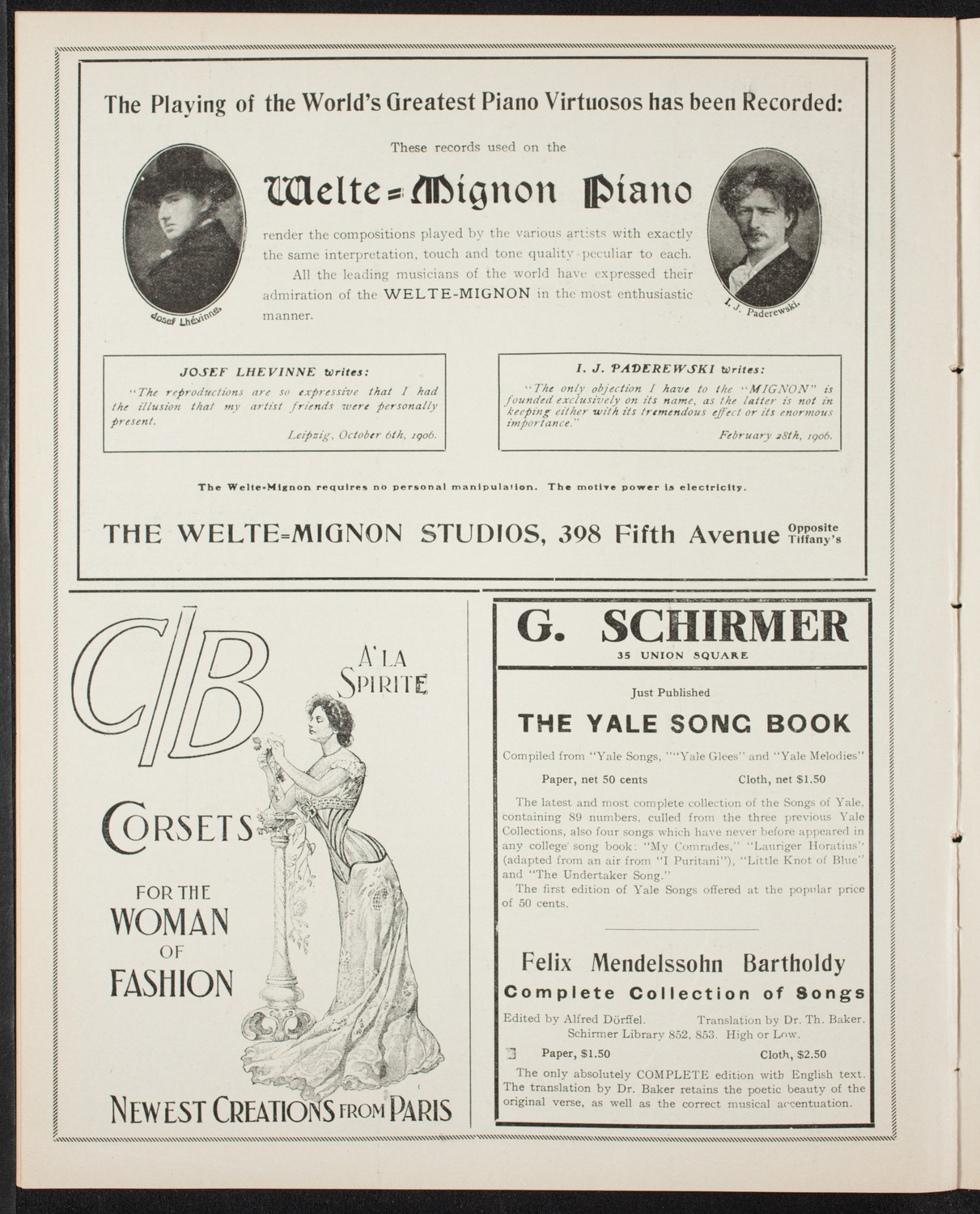 Symphony Concert for Young People, February 9, 1907, program page 8