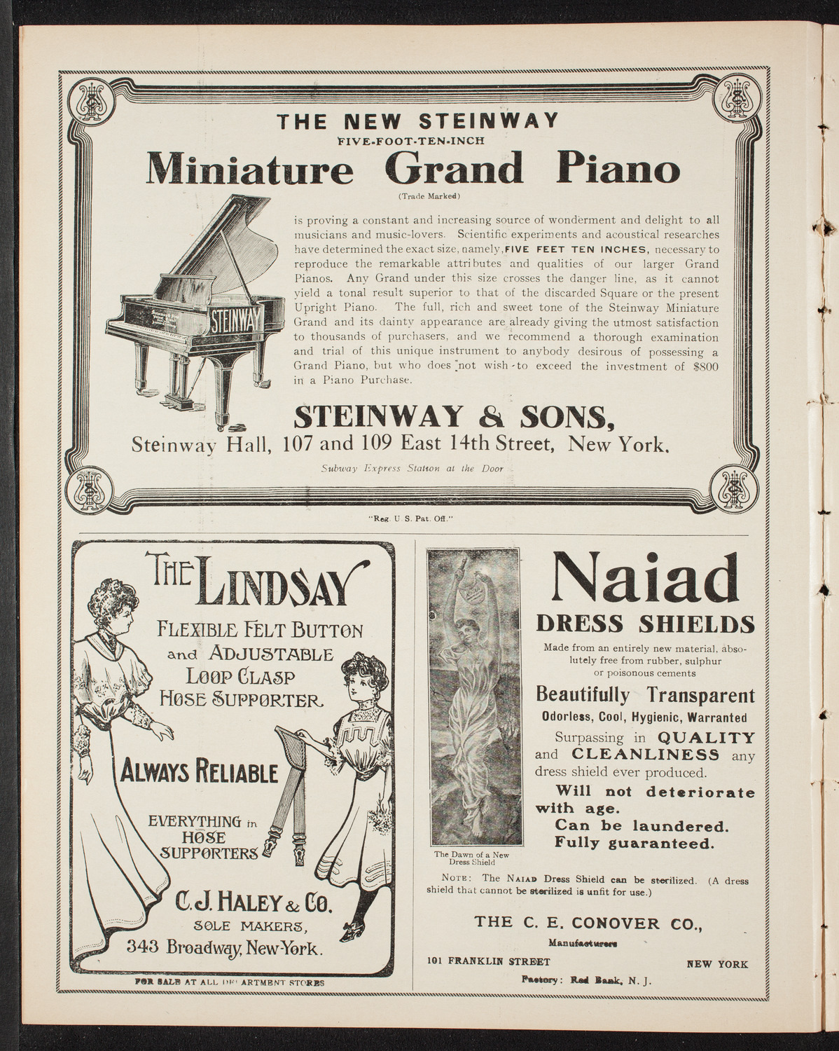 People's Symphony Concert, March 27, 1908, program page 4