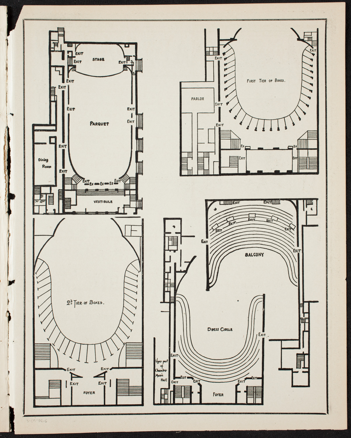 Elmendorf Lecture: Northern Italy, March 19, 1906, program page 11