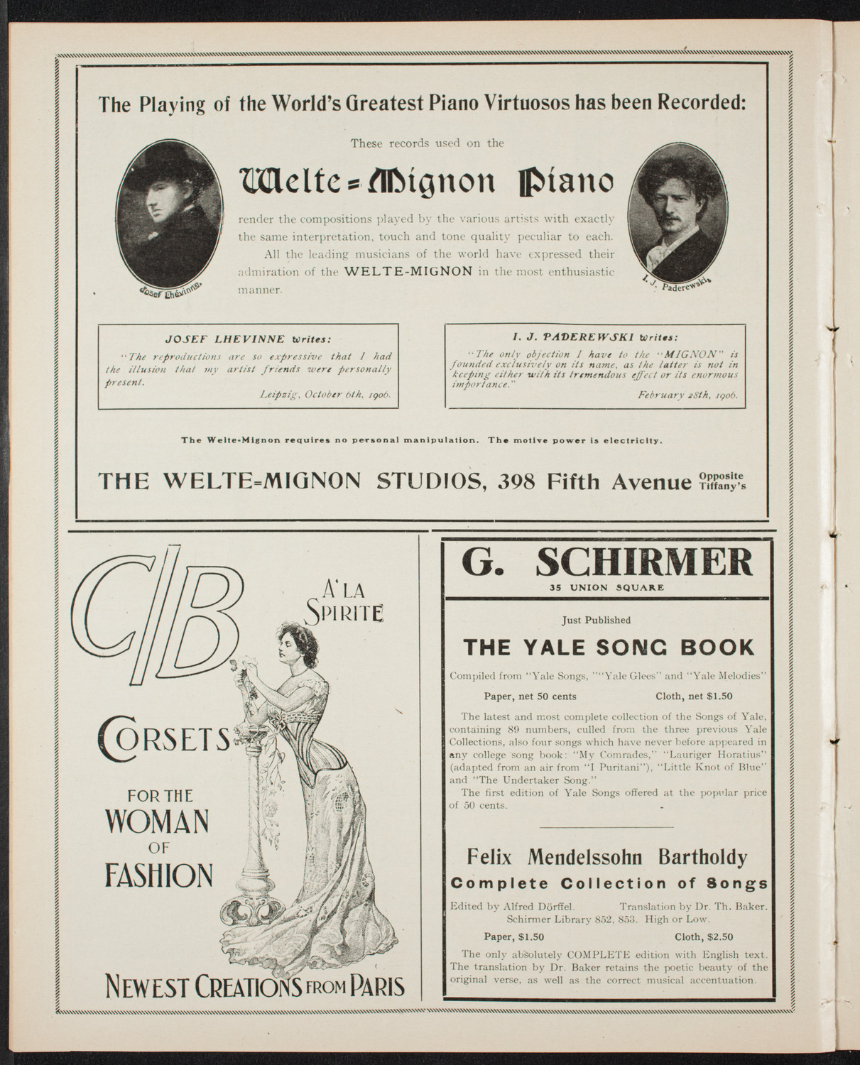 Symphony Concert for Young People, January 19, 1907, program page 8