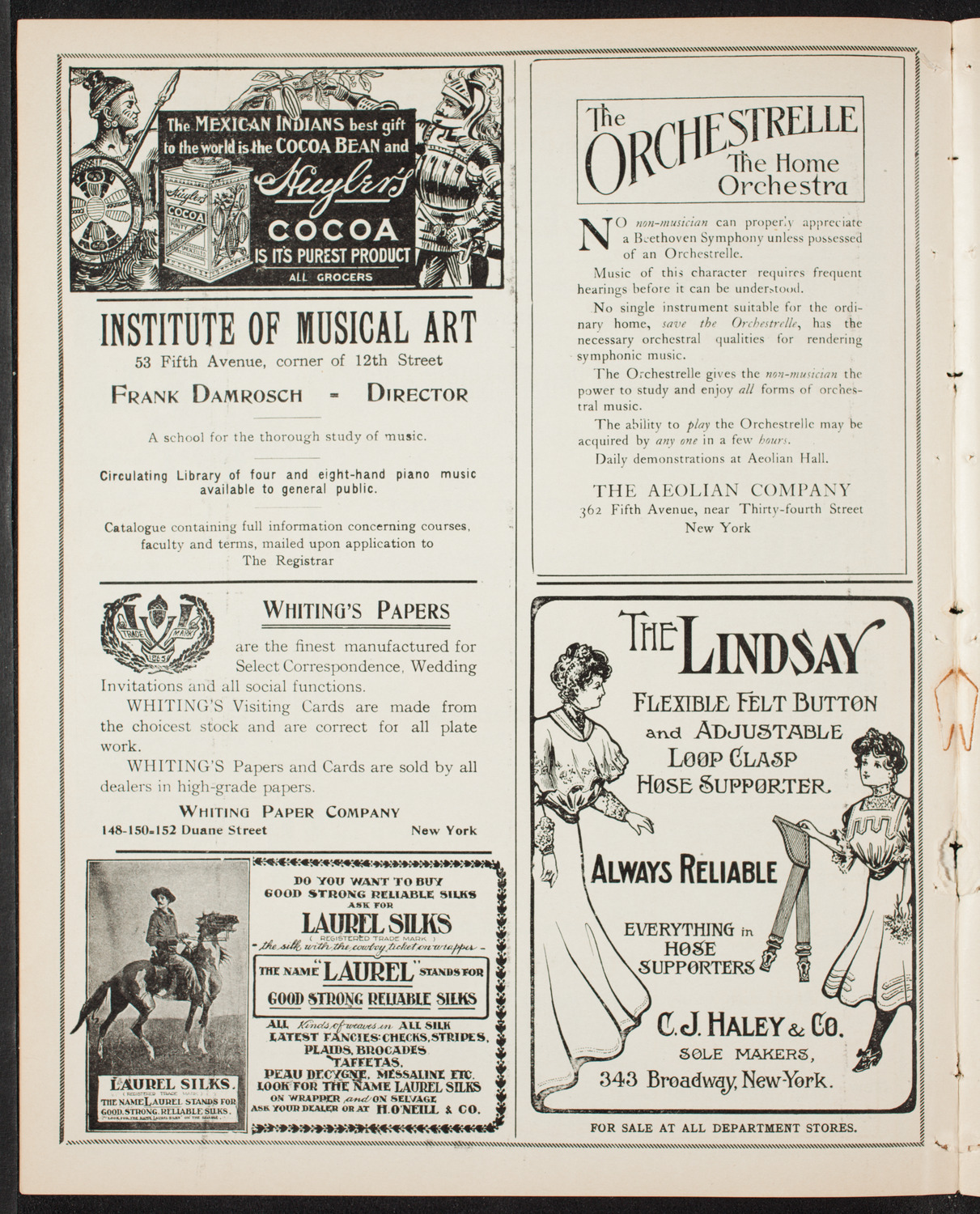 New York Philharmonic, March 2, 1907, program page 6