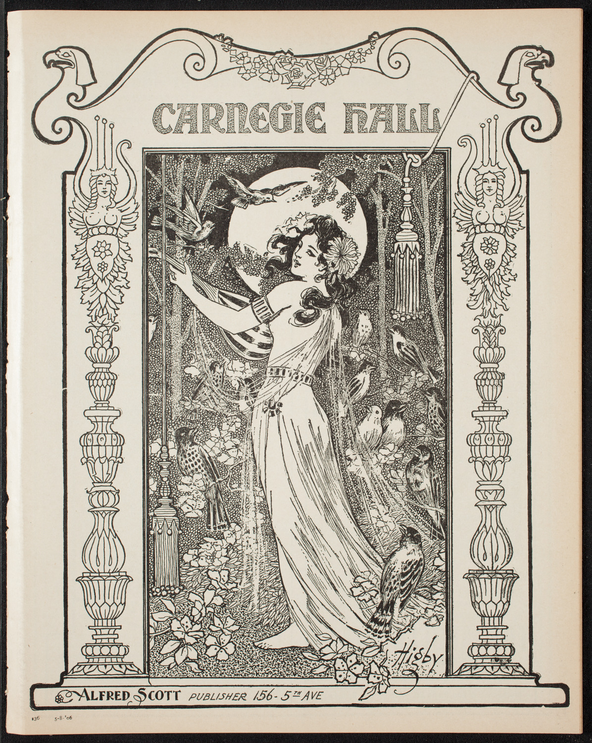 Marcella Sembrich, Soprano, May 8, 1906, program page 1