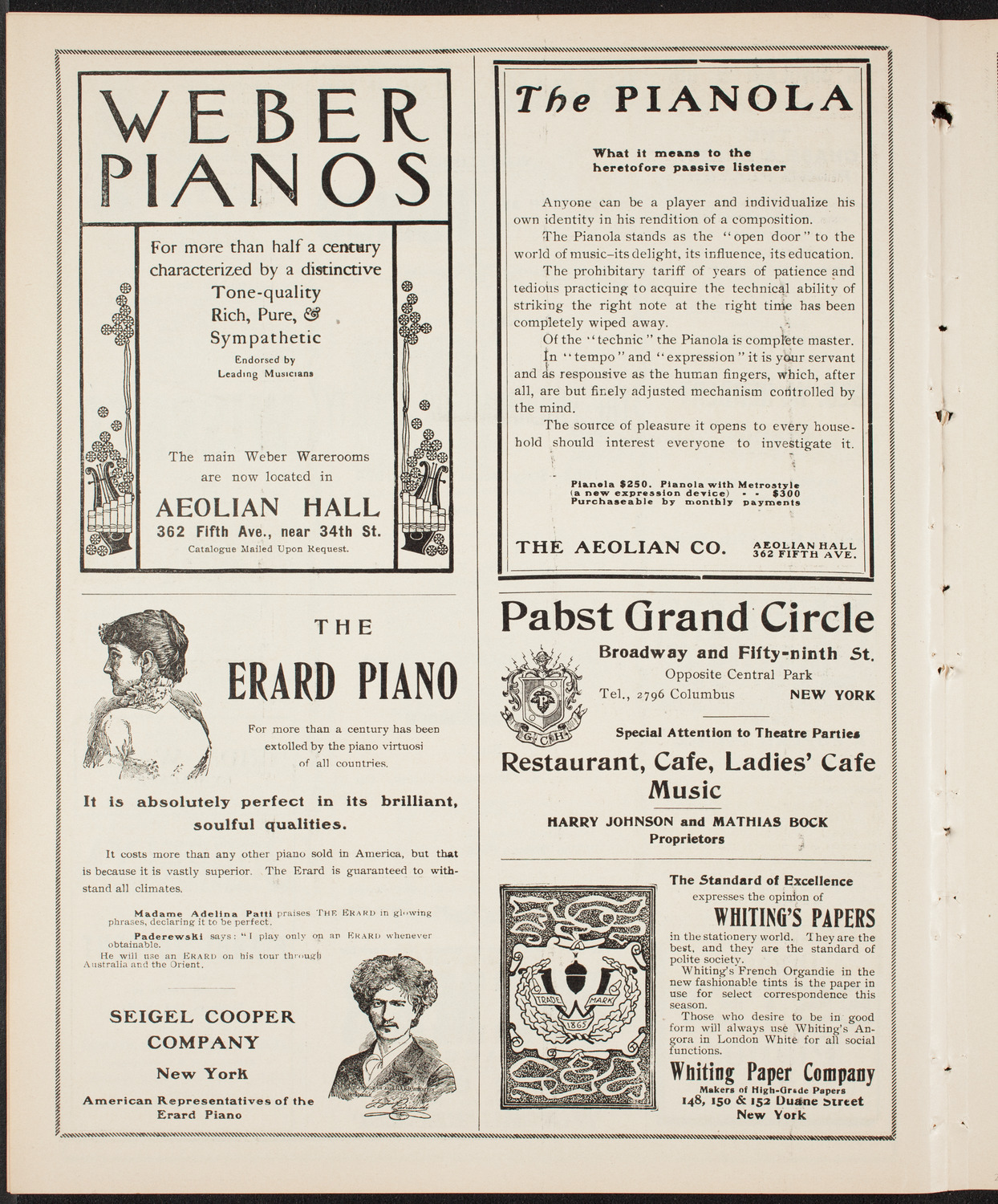 New York Philharmonic, February 13, 1904, program page 6