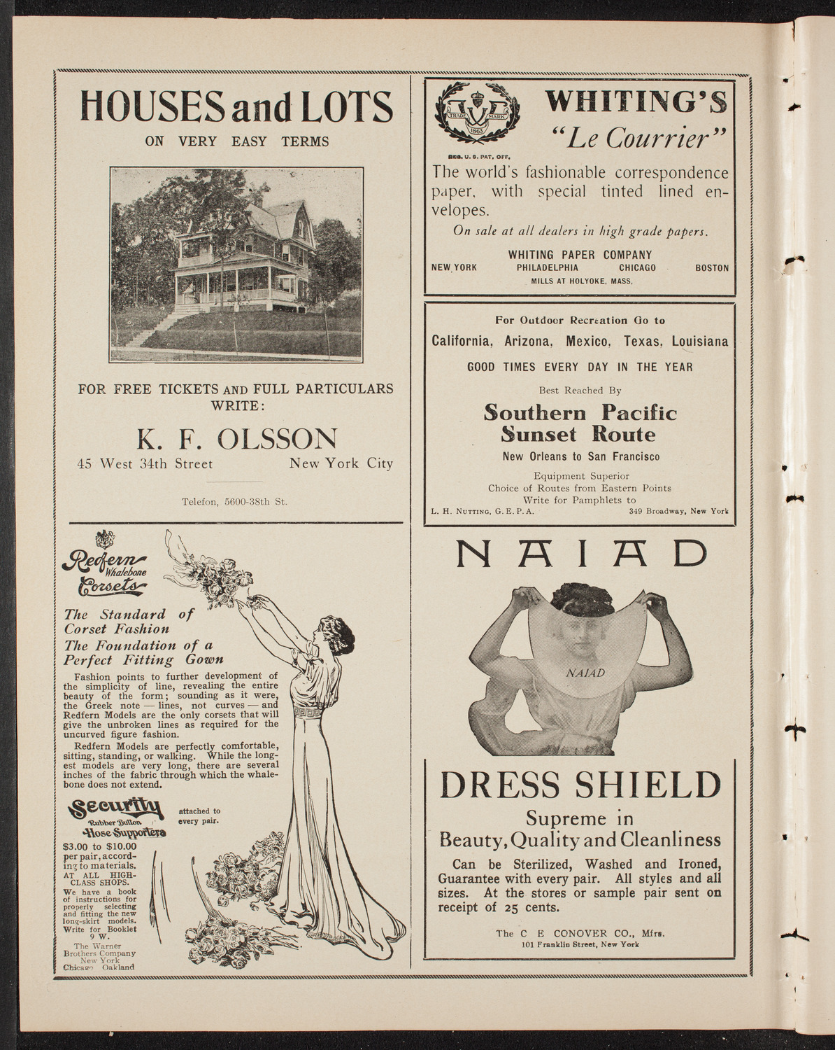 Lyran Swedish Singing Society, June 13, 1909, program page 2