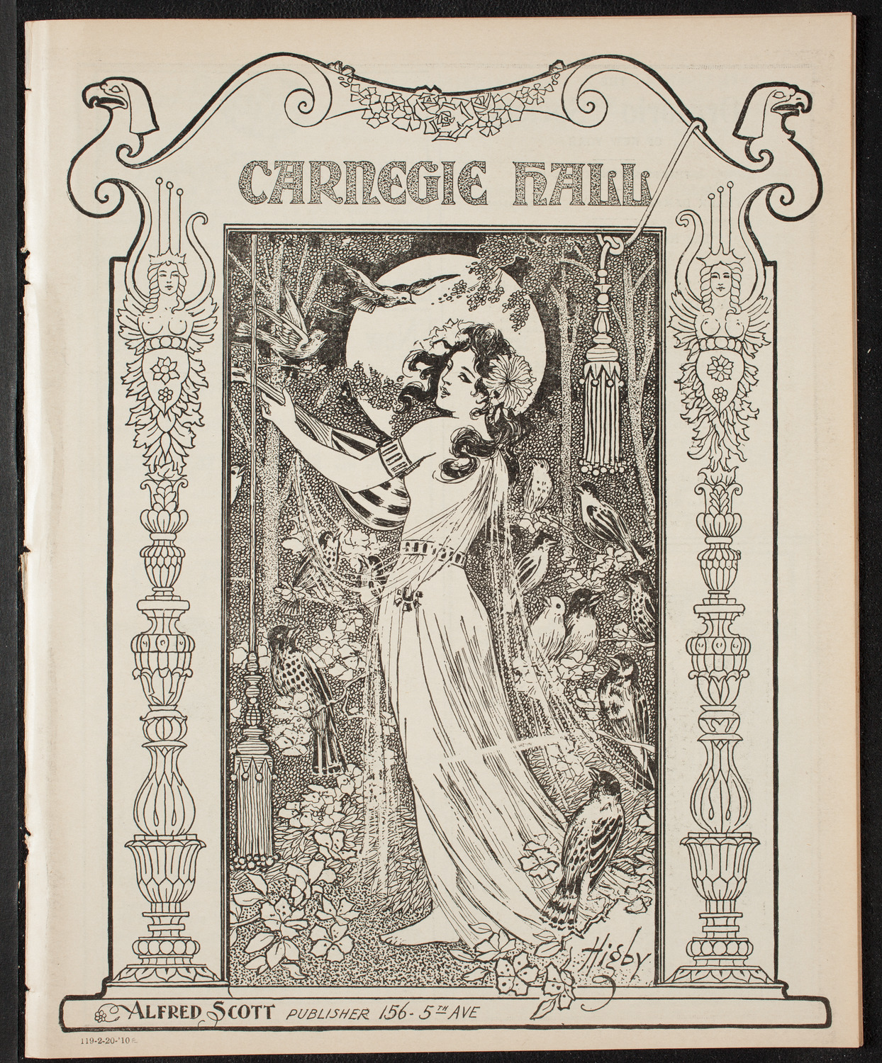 Catholic Oratorio Society, February 20, 1910, program page 1