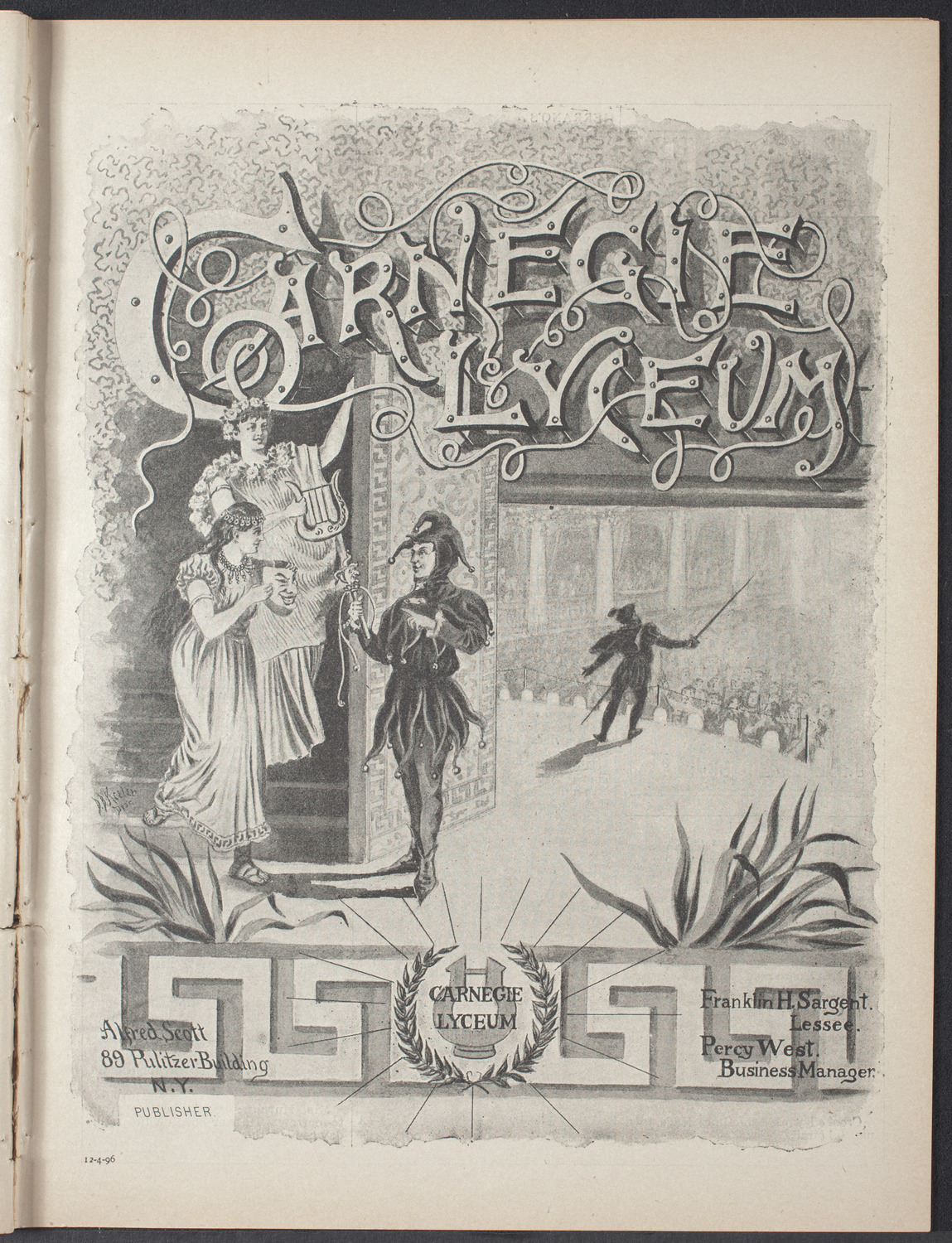 A.K. Virgil: Demonstrating Results from the Correct Use of the Virgil Practice, December 4, 1896, program page 1