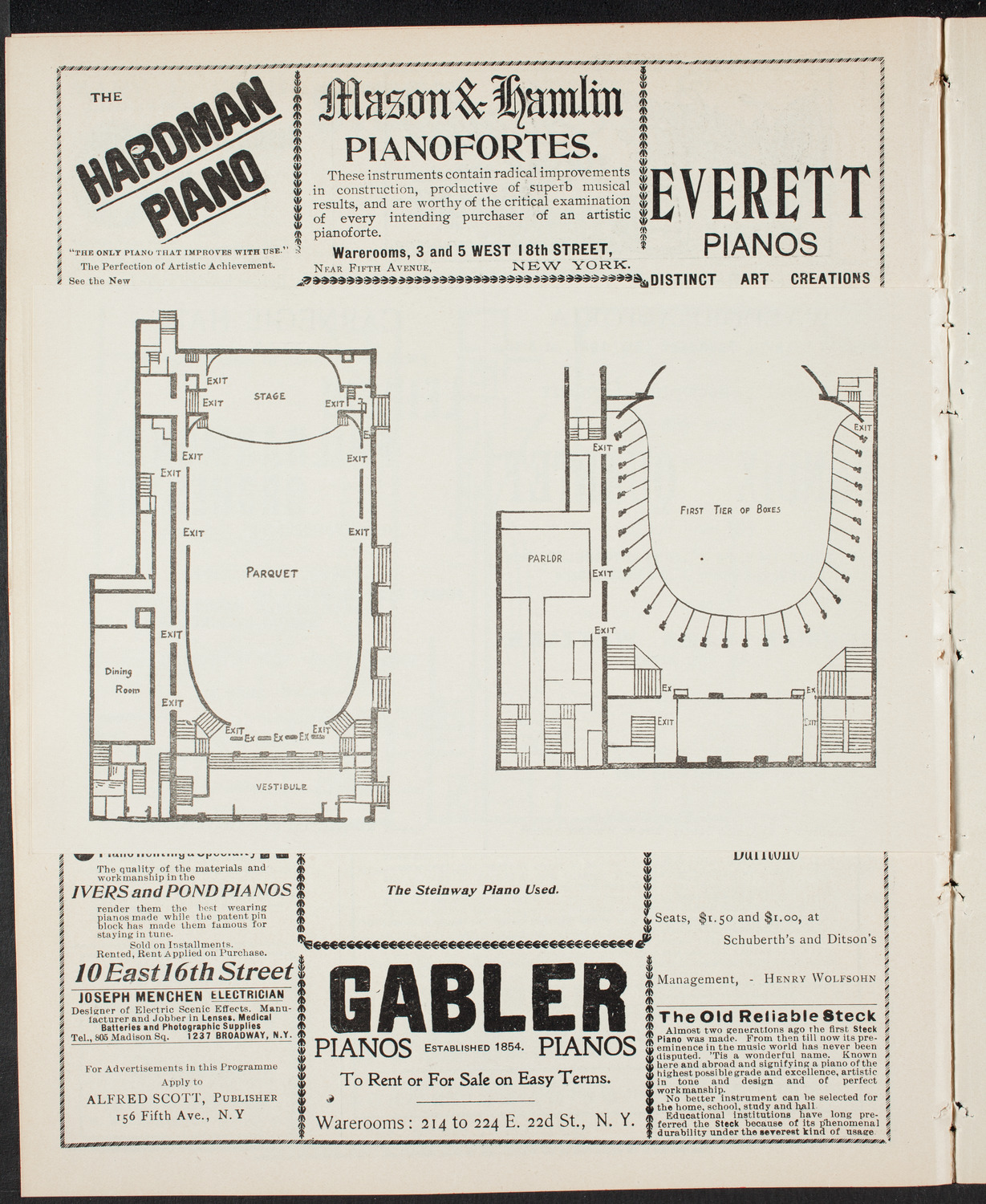 New York Philharmonic, February 15, 1901, program page 10