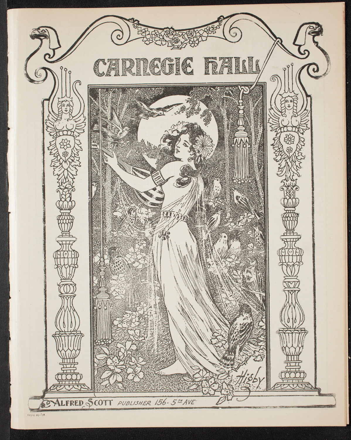 Centenary Celebration of The Diocese of New York, April 29, 1908, program page 1