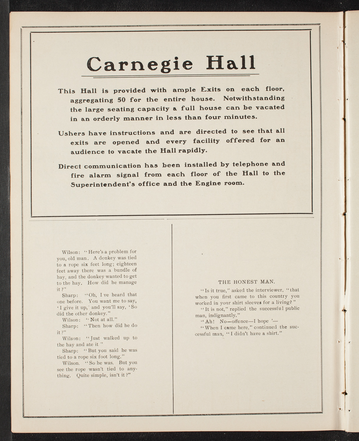 Graduation: Manhattan College, June 20, 1905, program page 10