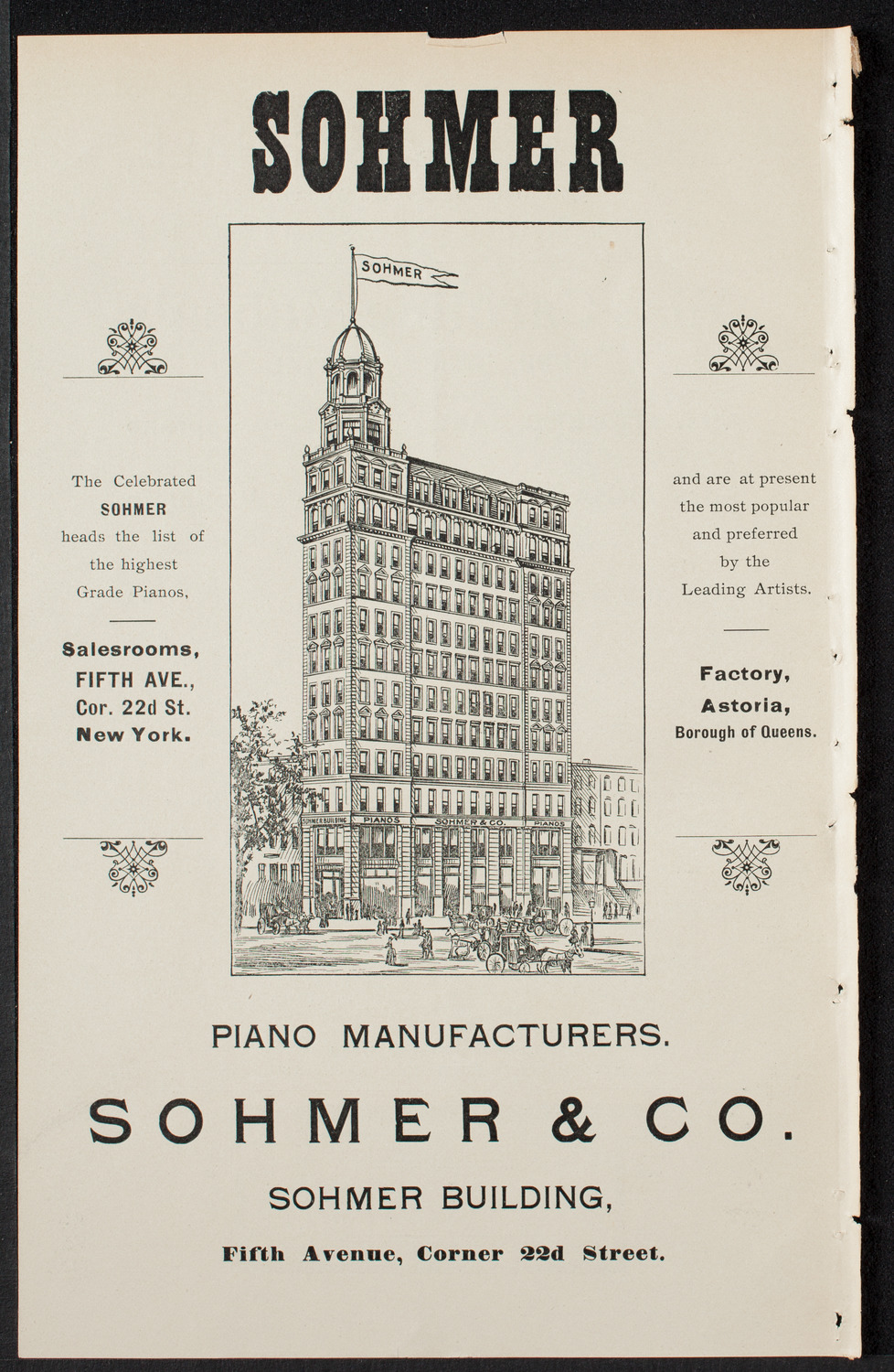 Students of Caroline Maben, February 13, 1899, program page 2