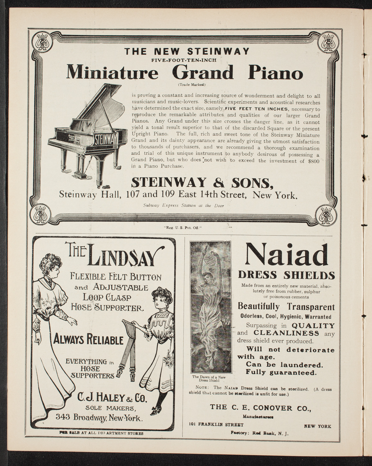 Goethe Festival Faust Centenary, April 2, 1908, program page 4