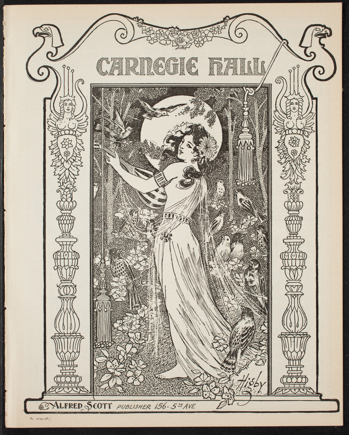 Russian Symphony Society of New York, February 24, 1906, program page 1