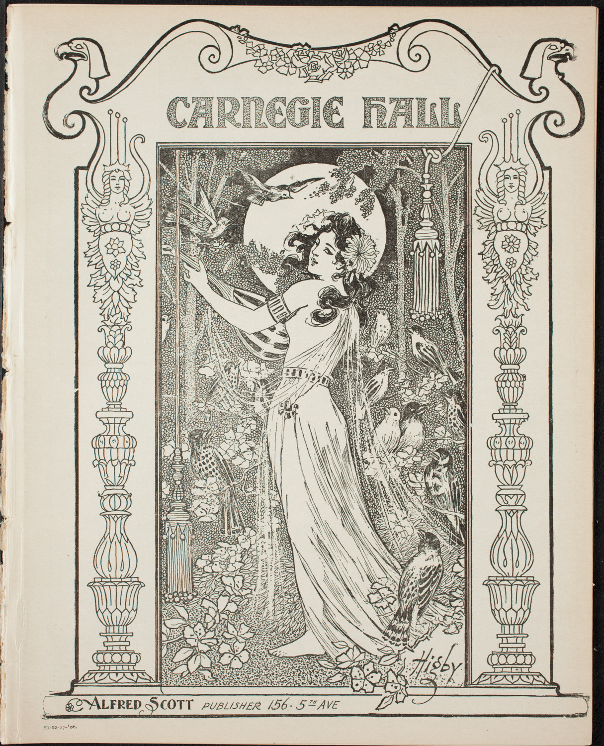 Oratorio Society of New York, December 27, 1906, program page 1