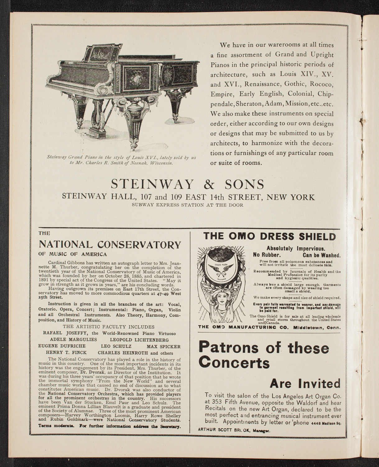 Jan Kubelik, Violin, December 2, 1905, program page 4