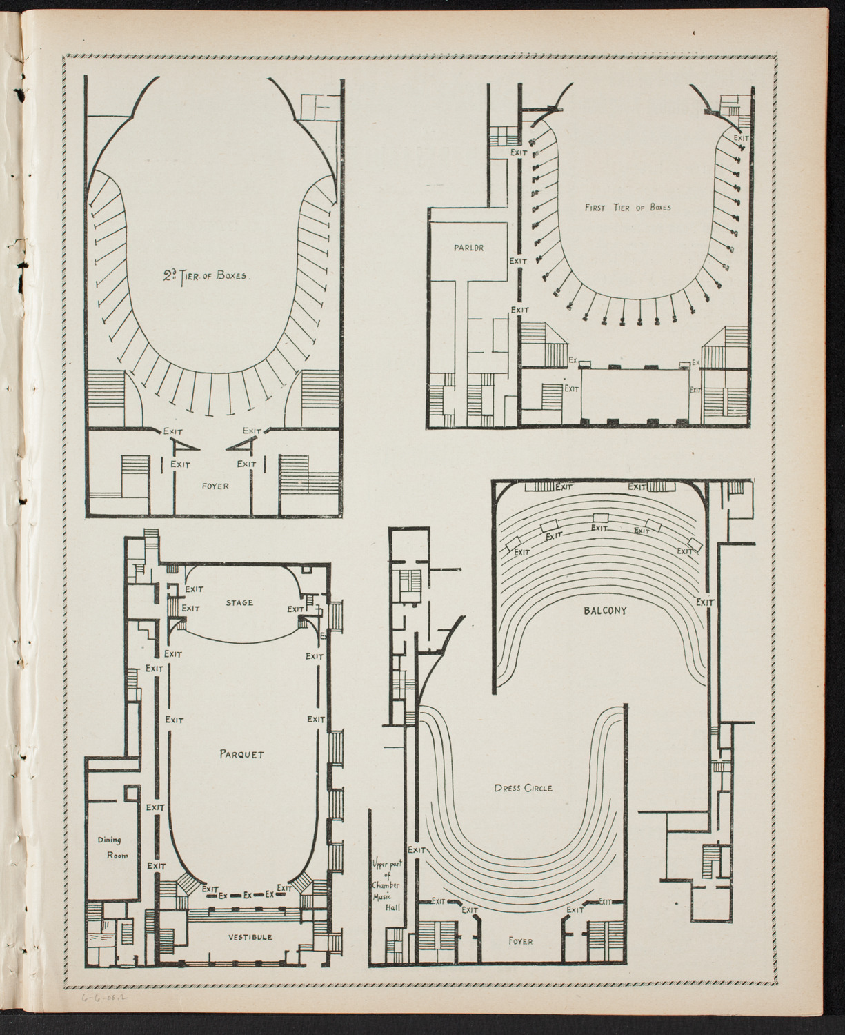 Cornell University Medical College Graduation, June 6, 1900, program page 3