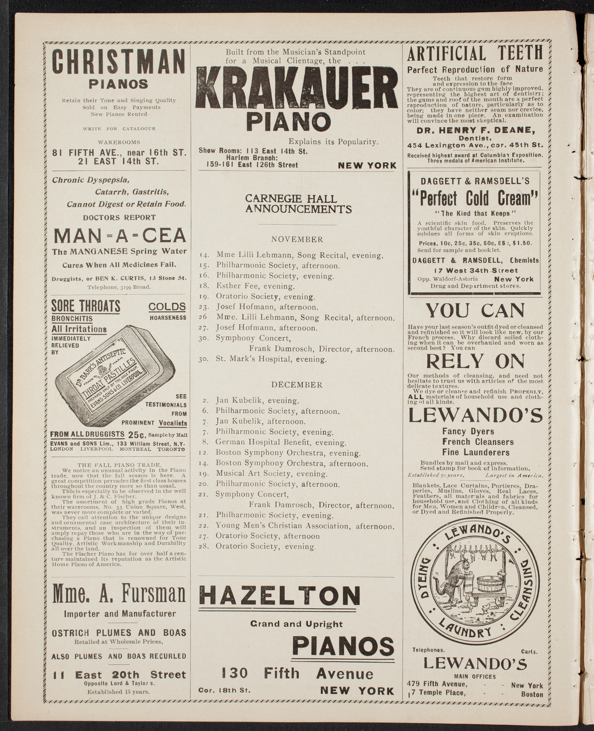 Meeting: Volunteers of America, November 12, 1901, program page 2