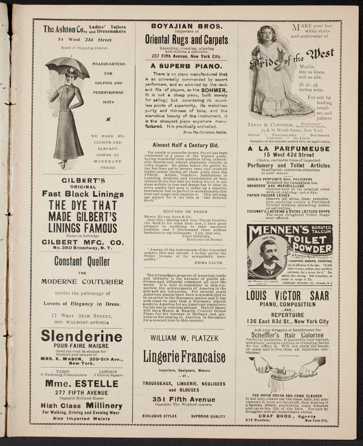 Meeting: Volunteers of America, November 12, 1901, program page 3