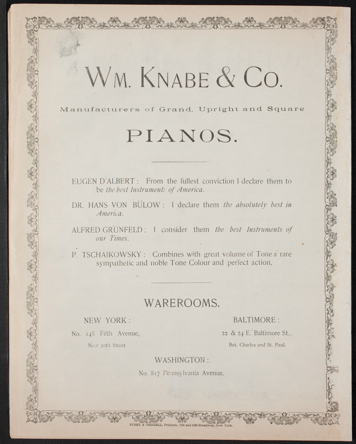 New York Philharmonic, December 16, 1892, program page 8