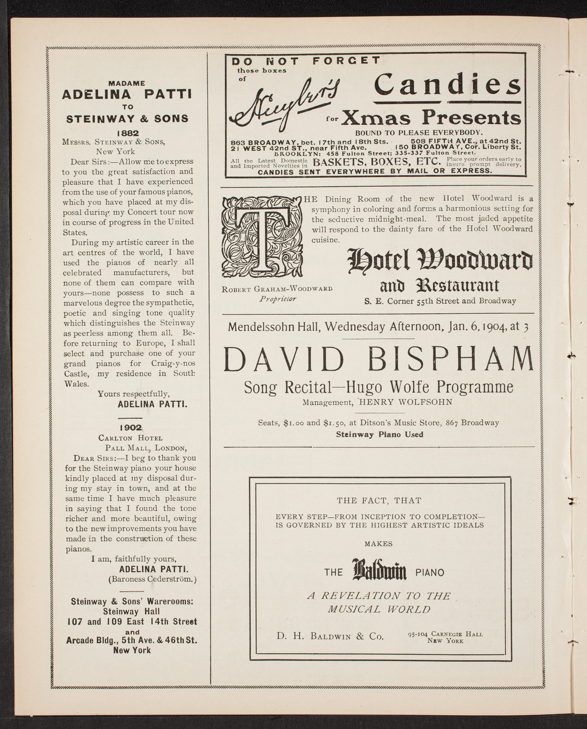 Symphony Concert for Young People, December 19, 1903, program page 4