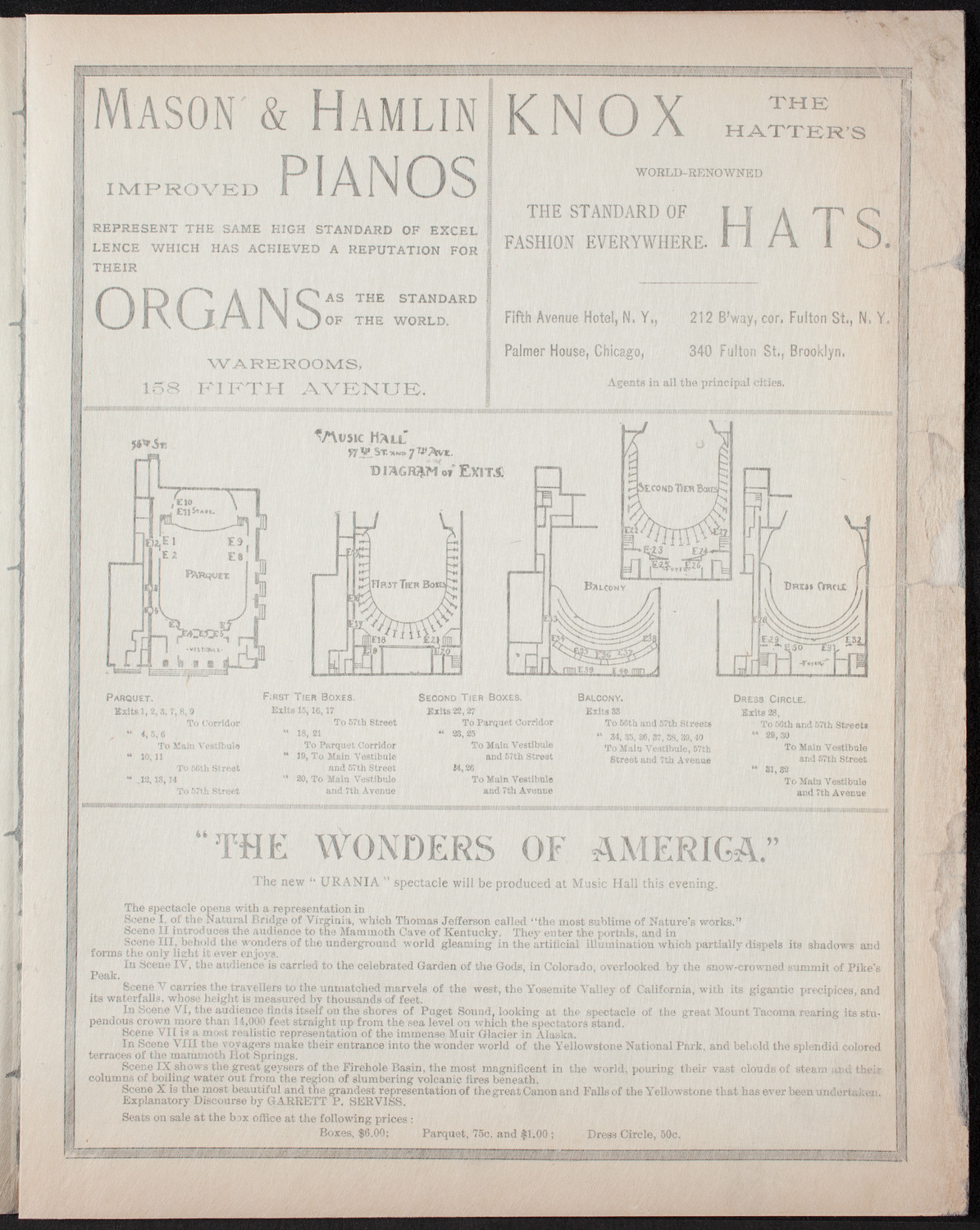 New York Philharmonic, March 24, 1893, program page 3