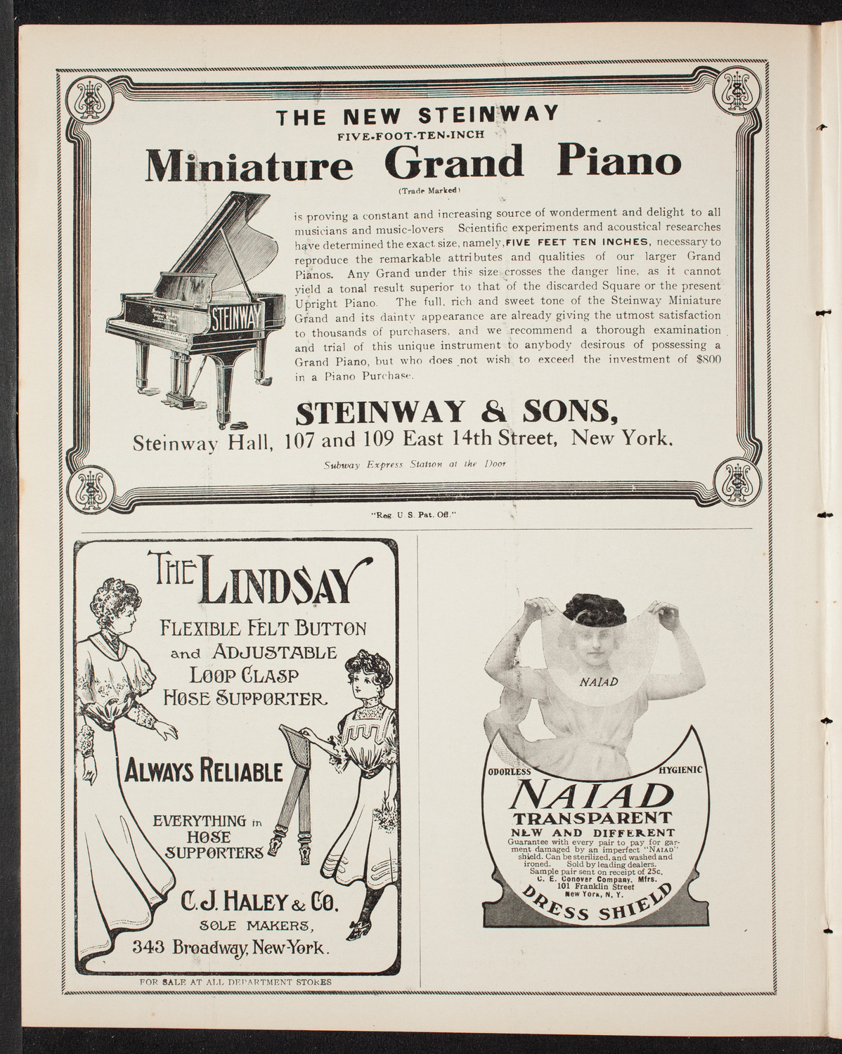 The Civic Forum, April 22, 1908, program page 4