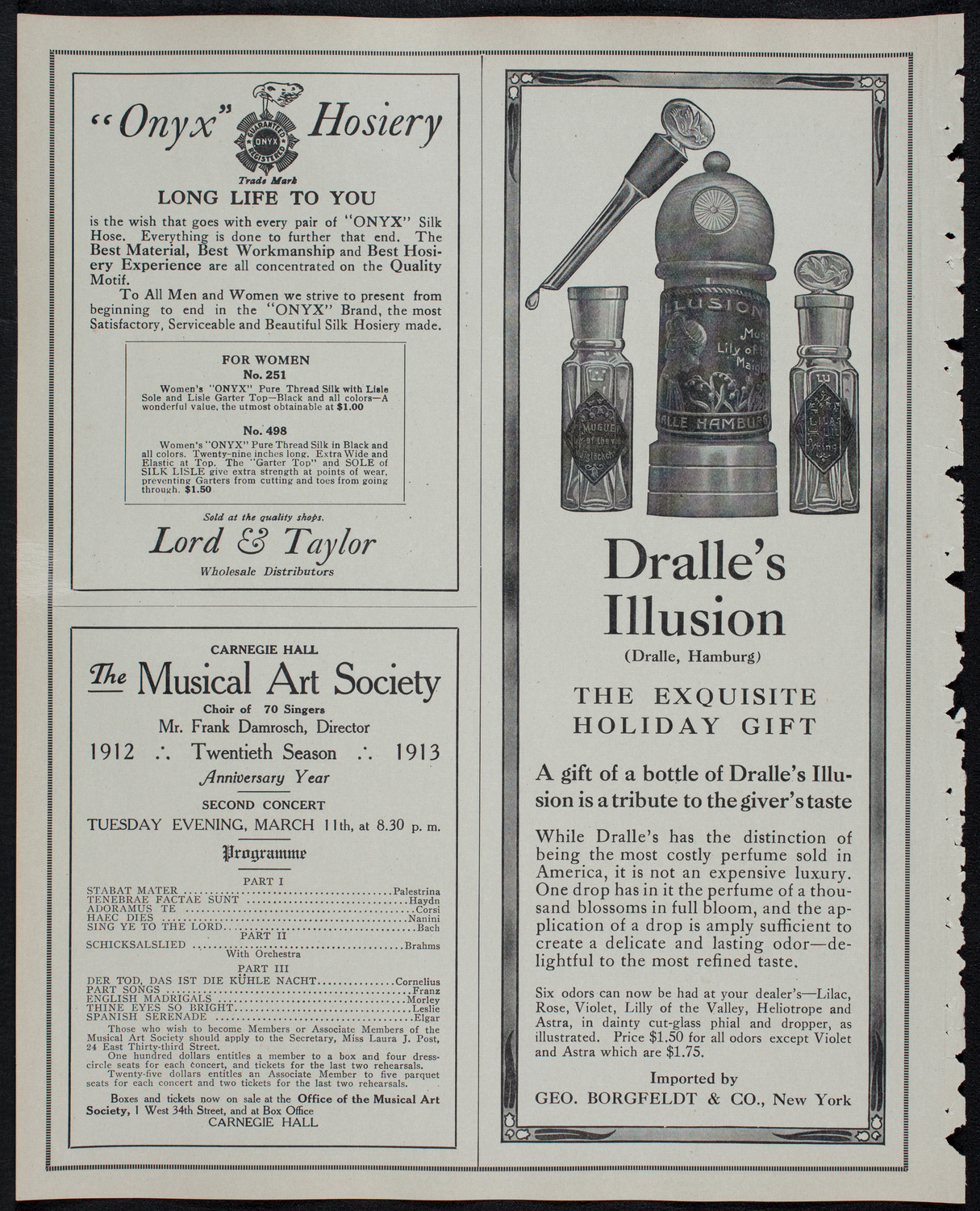Boston Symphony Orchestra, January 11, 1913, program page 8