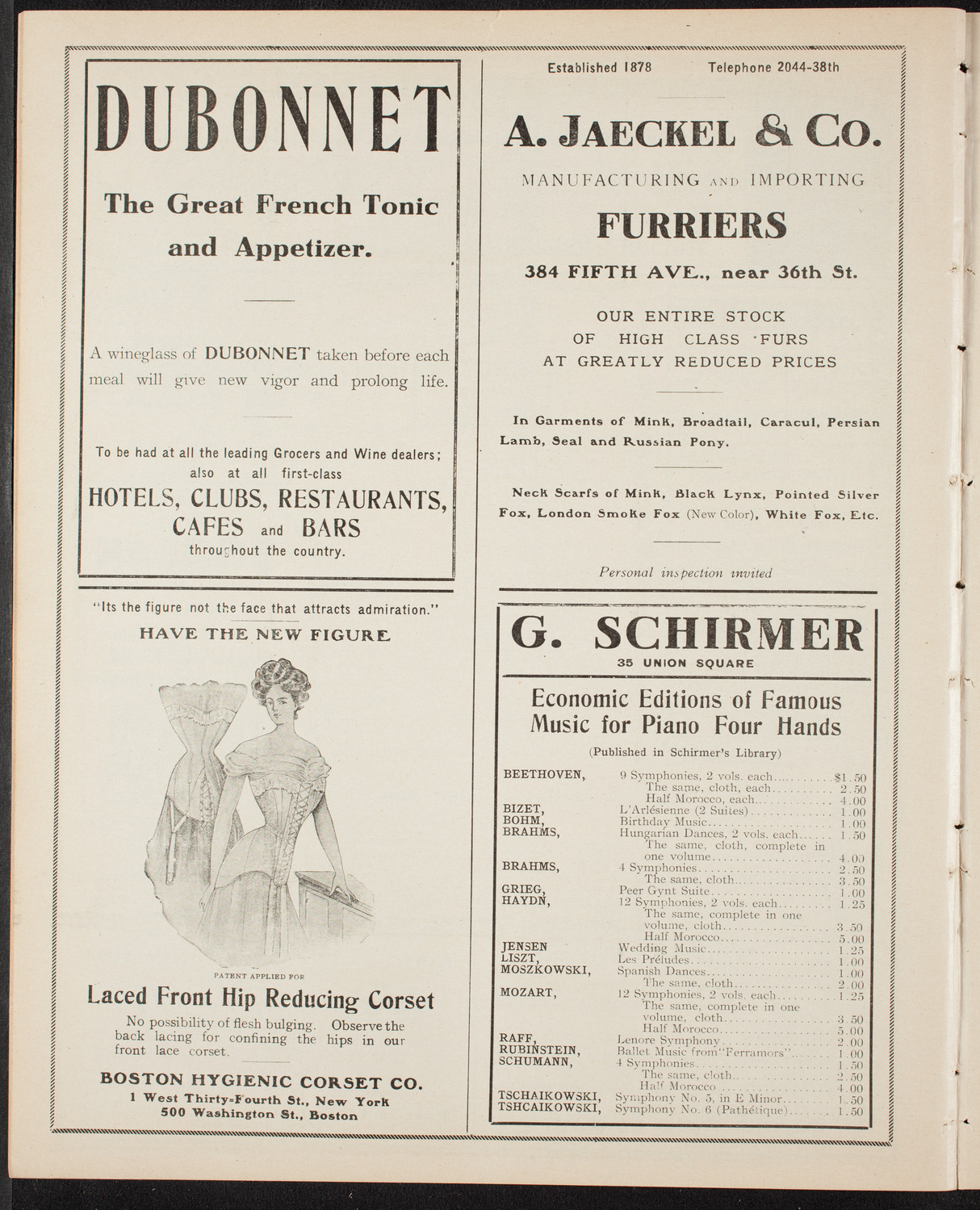 Russian Symphony Society of New York, January 30, 1908, program page 8