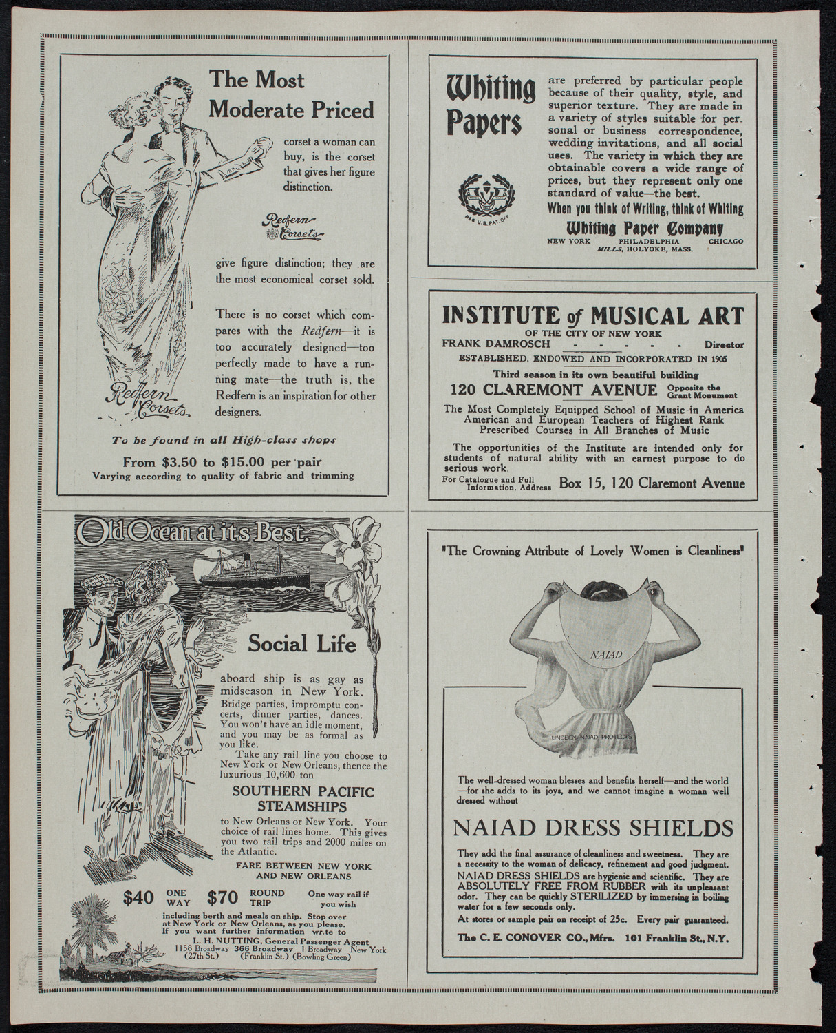 New York Philharmonic, January 30, 1913, program page 2