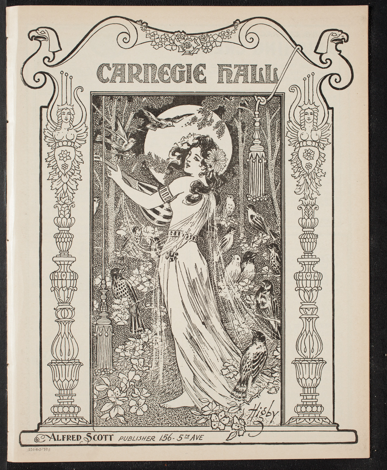 Fritz Kreisler, Violin, April 2, 1910, program page 1