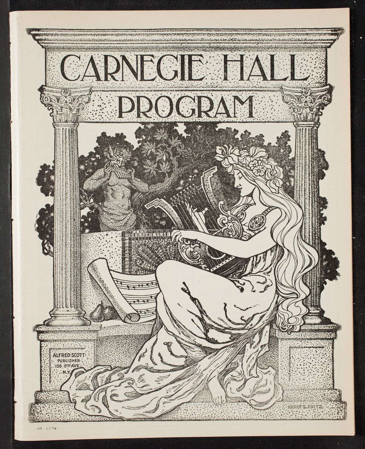 United German Singing Societies of New York, May 7, 1905, program page 1