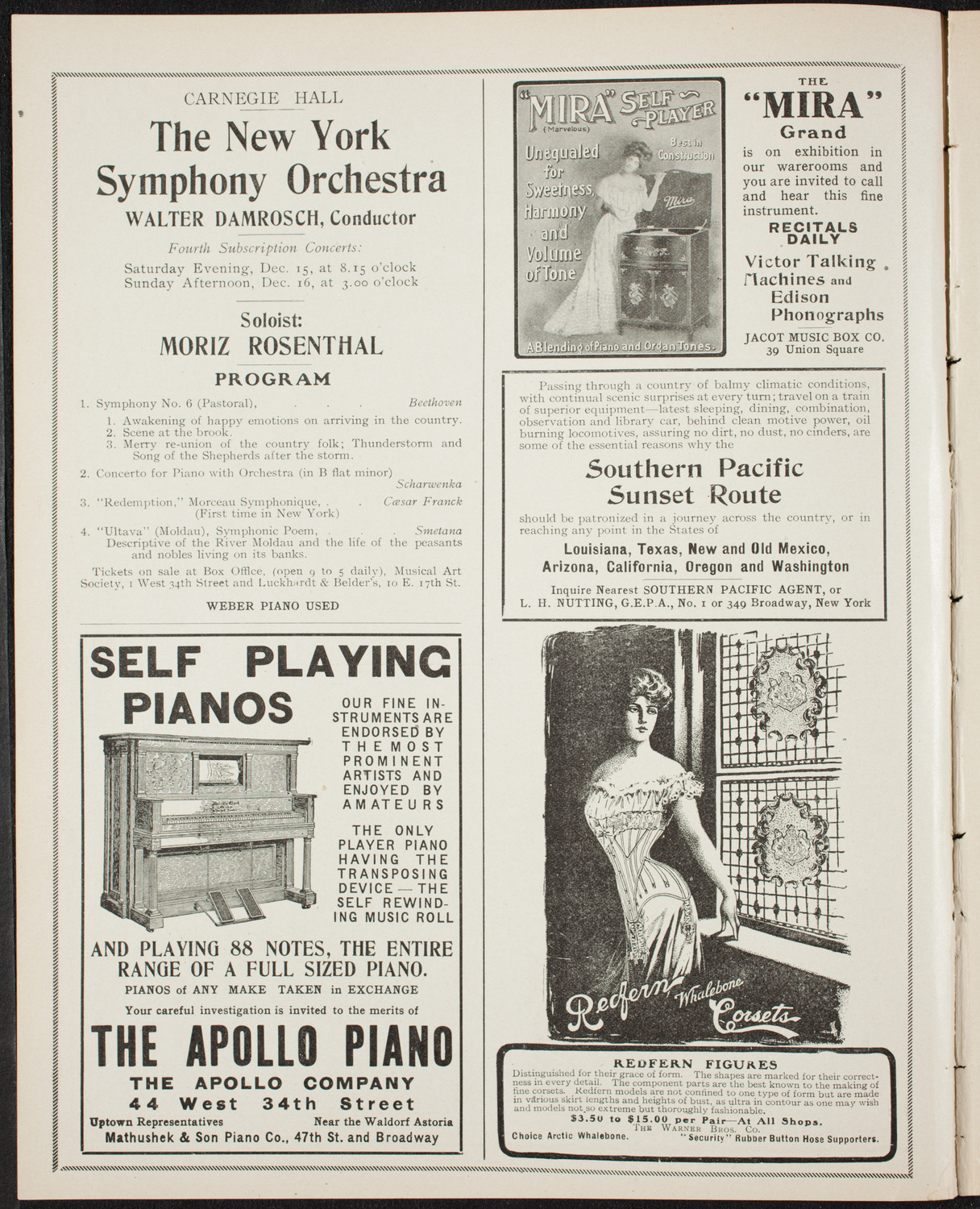 Boston Symphony Orchestra, December 6, 1906, program page 2