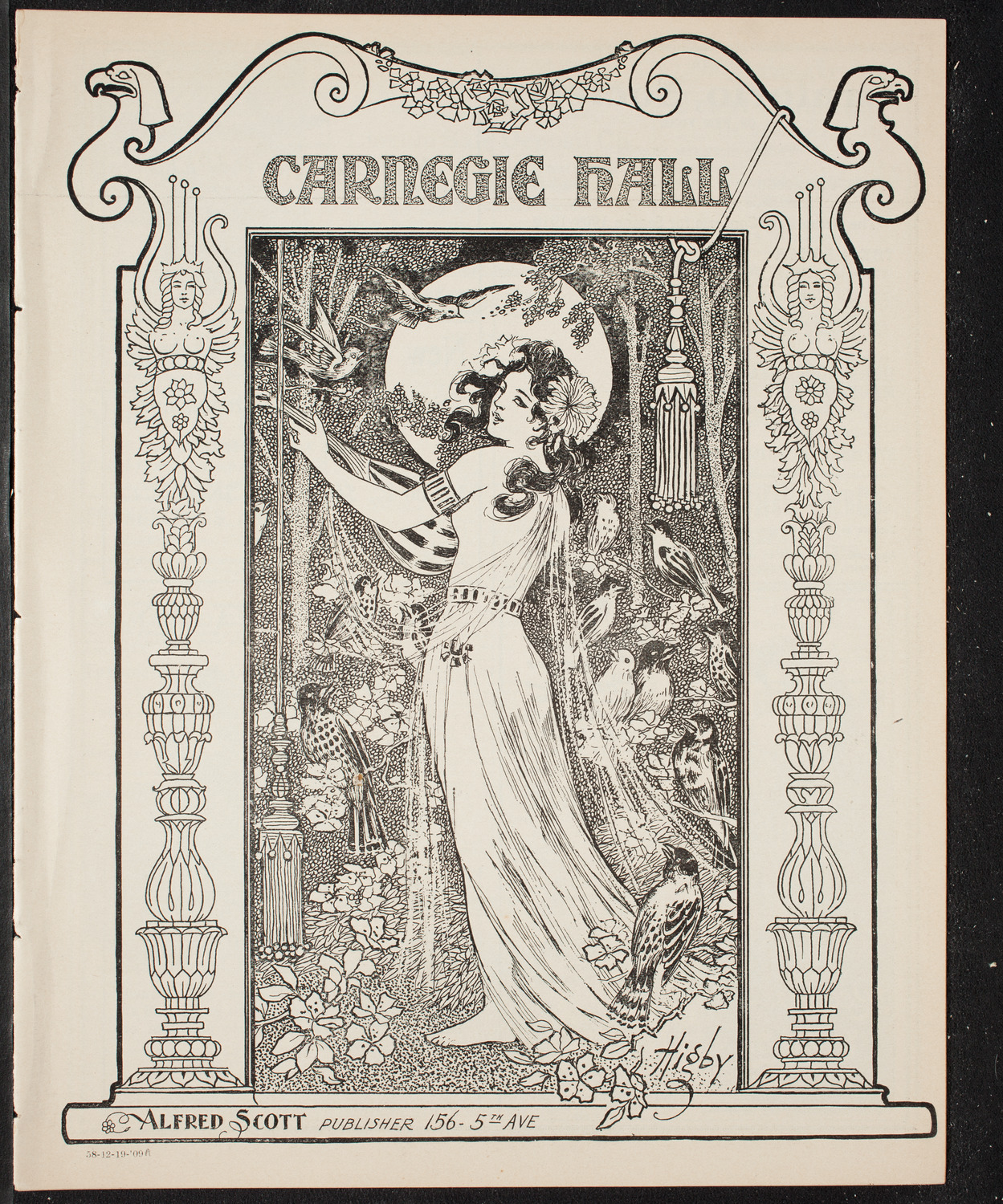 Lillian Nordica, Soprano, and Teresa Carreño, Piano, December 19, 1909, program page 1