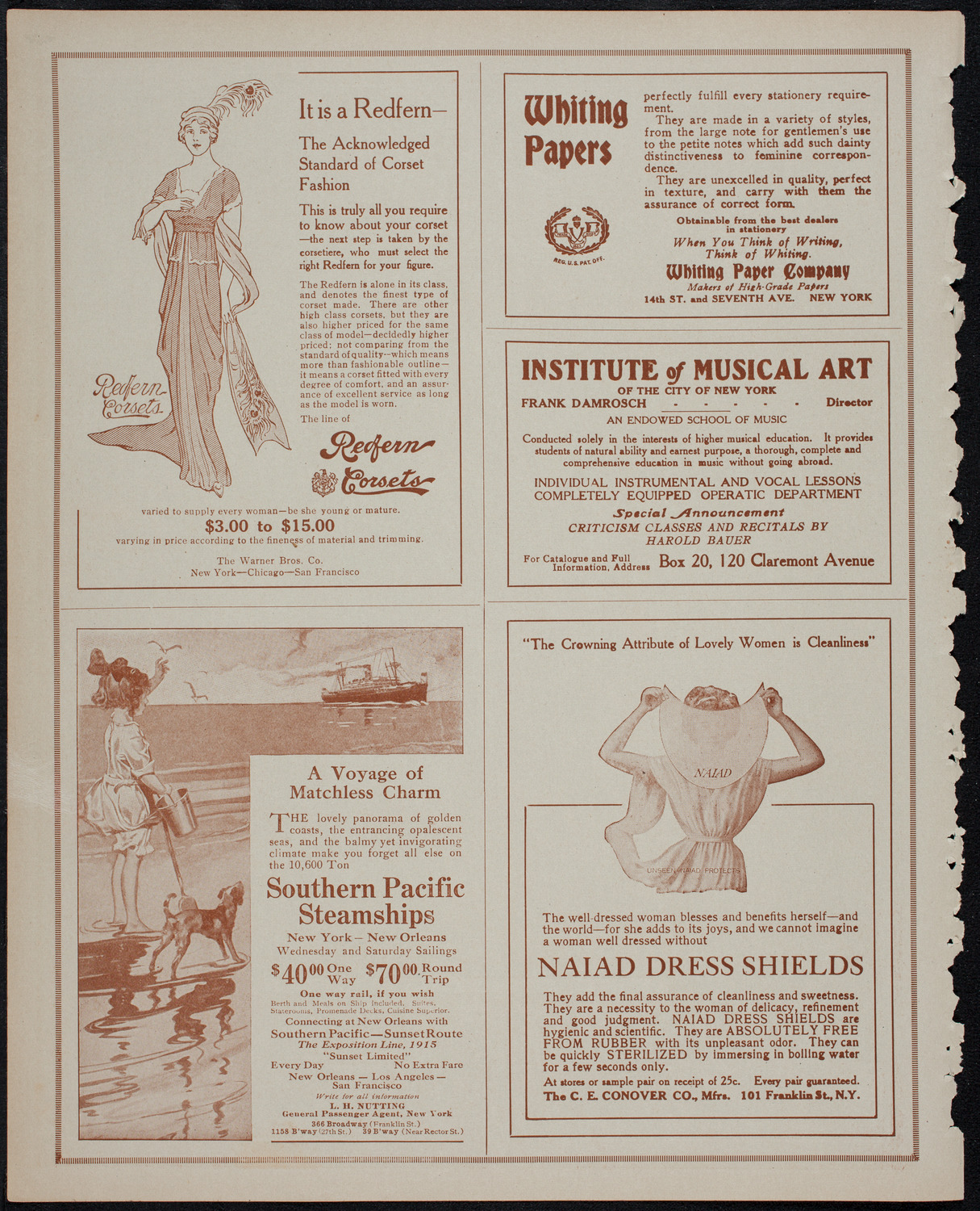 Eleanor Spencer, Piano, November 11, 1913, program page 2